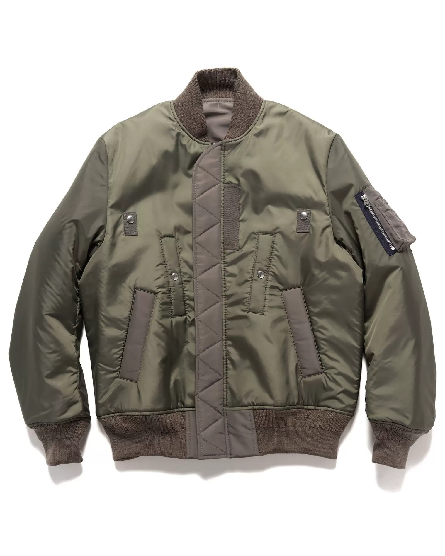 sacai Nylon Twill Blouson Khaki Cheap