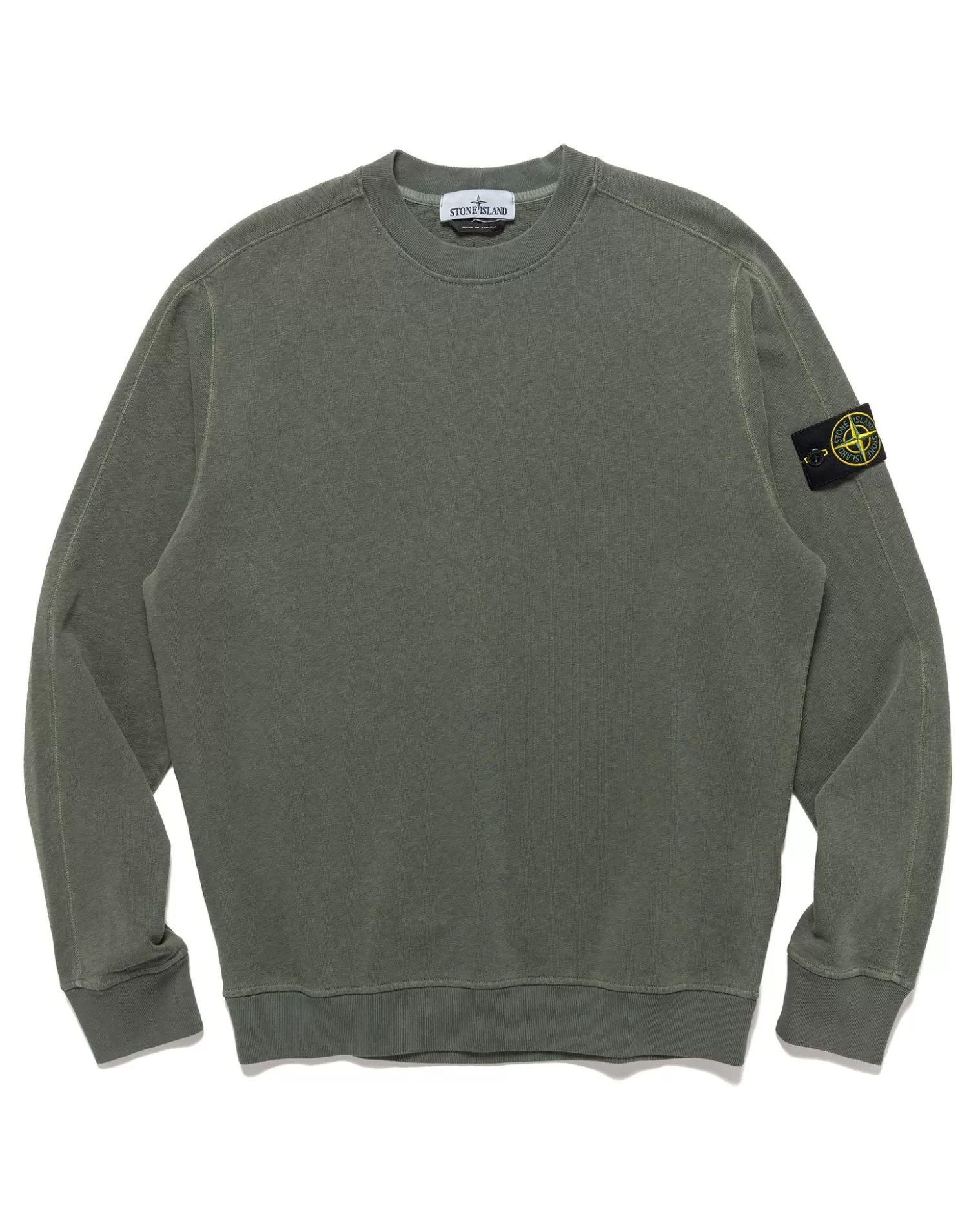 Stone Island Old' Treatment Crewneck Sweatshirt Musk Cheap