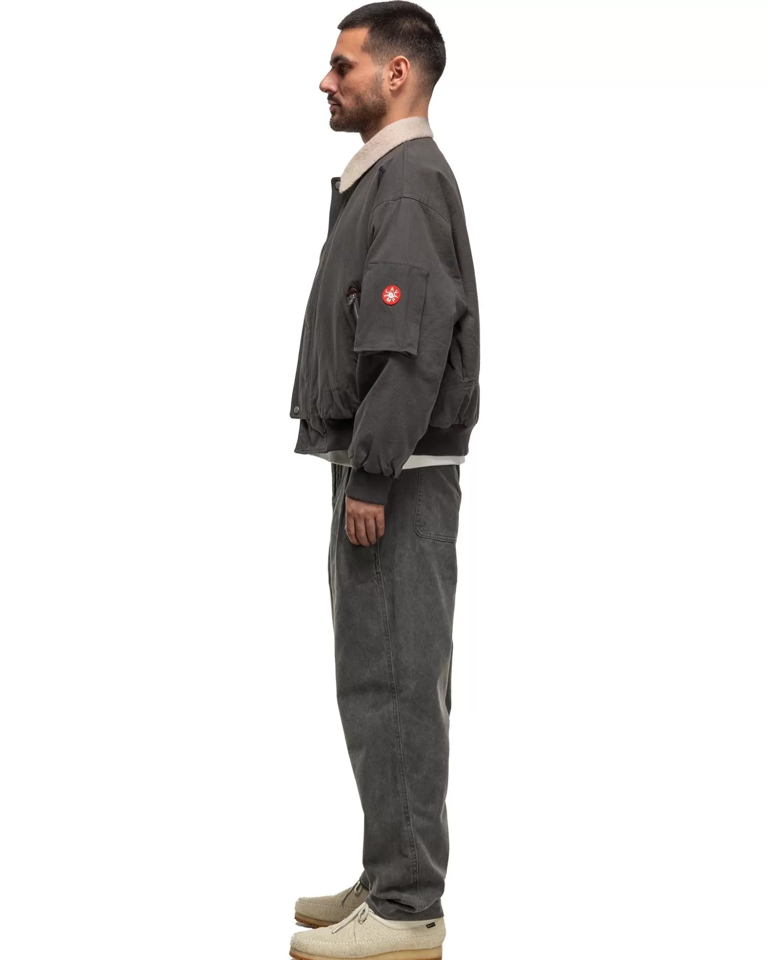 CAV EMPT Overdye Cotton Casual Pants Charcoal Fashion