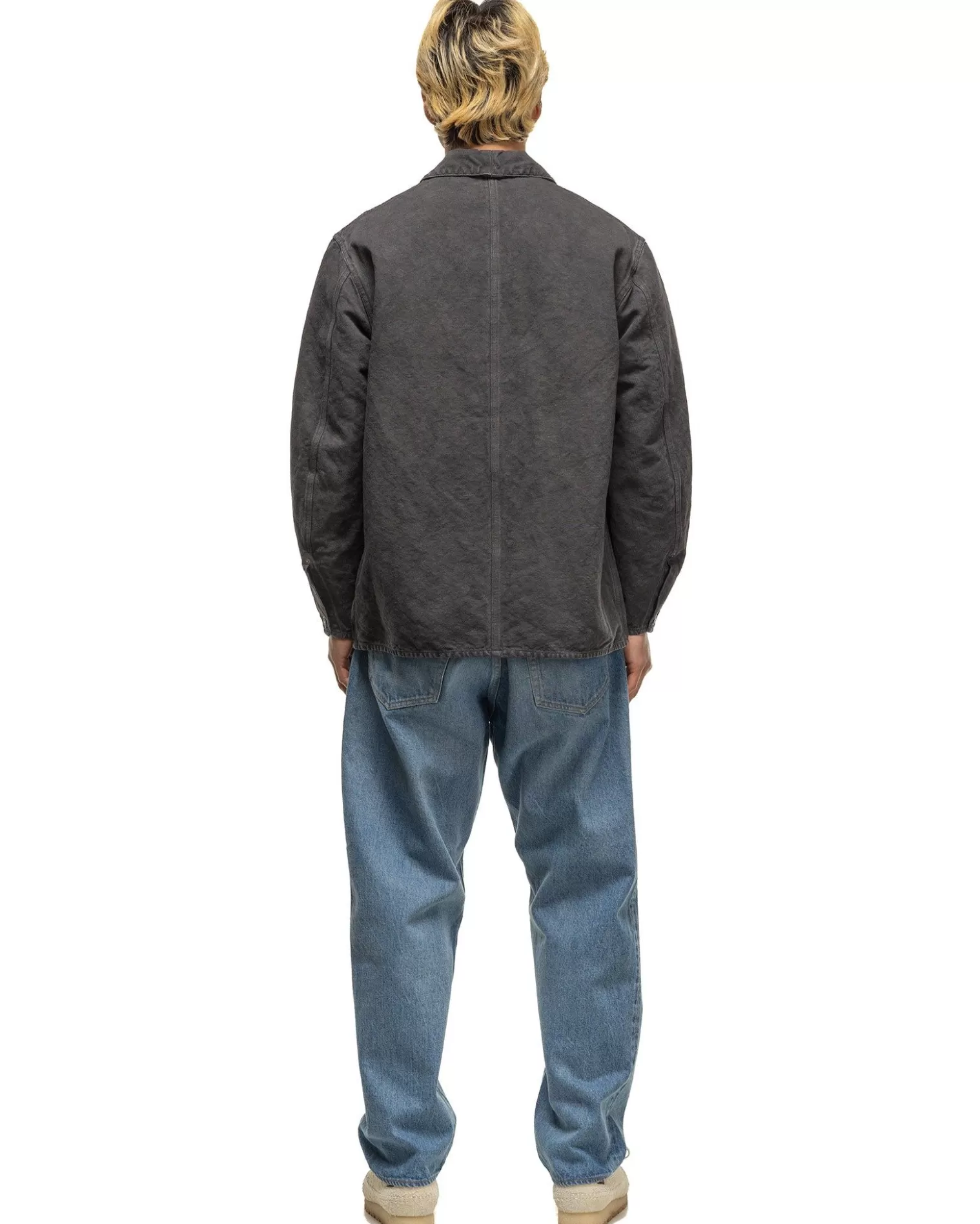 KAPTAIN SUNSHINE 5P Zipper Front Denim Pants Indigo Vintage Wash Outlet