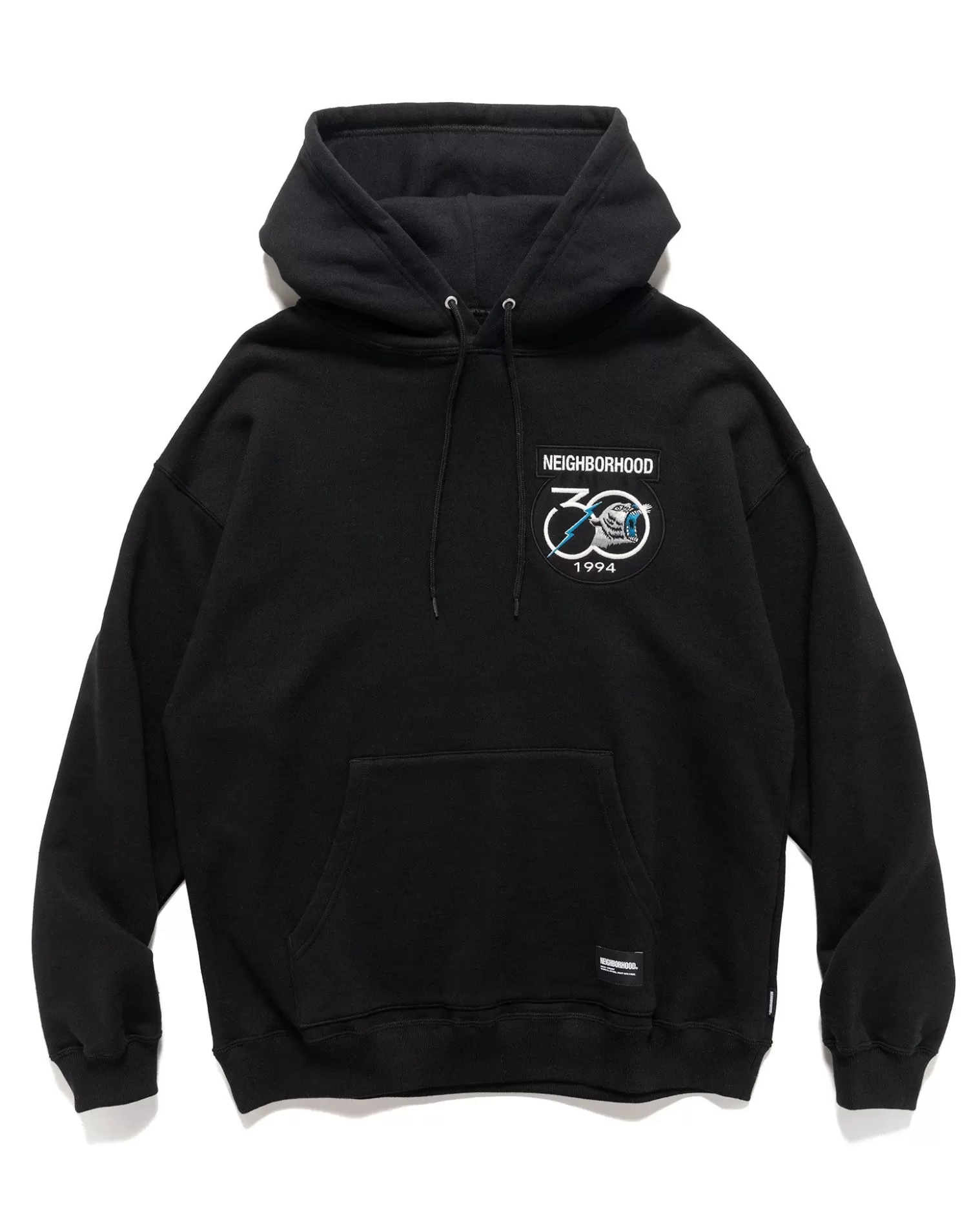 Neighborhood Patched Sweatparka Ls Black Outlet