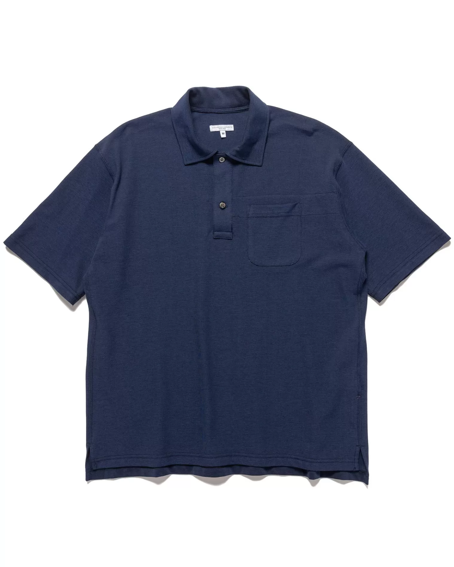 Engineered Garments Polo Shirt Cotton Pique Navy Cheap