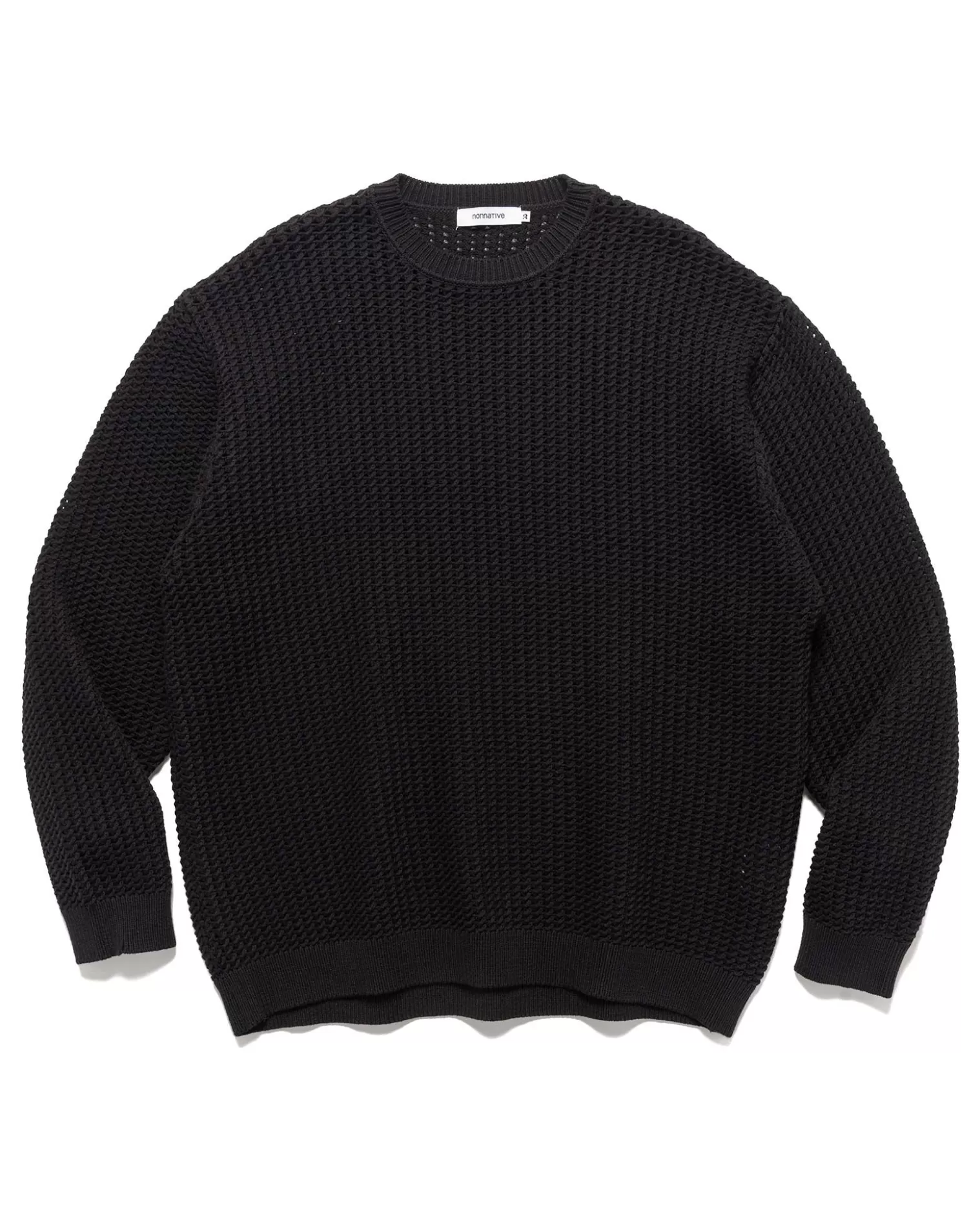 nonnative Rancher L/S Sweater C/N Mesh Black Hot