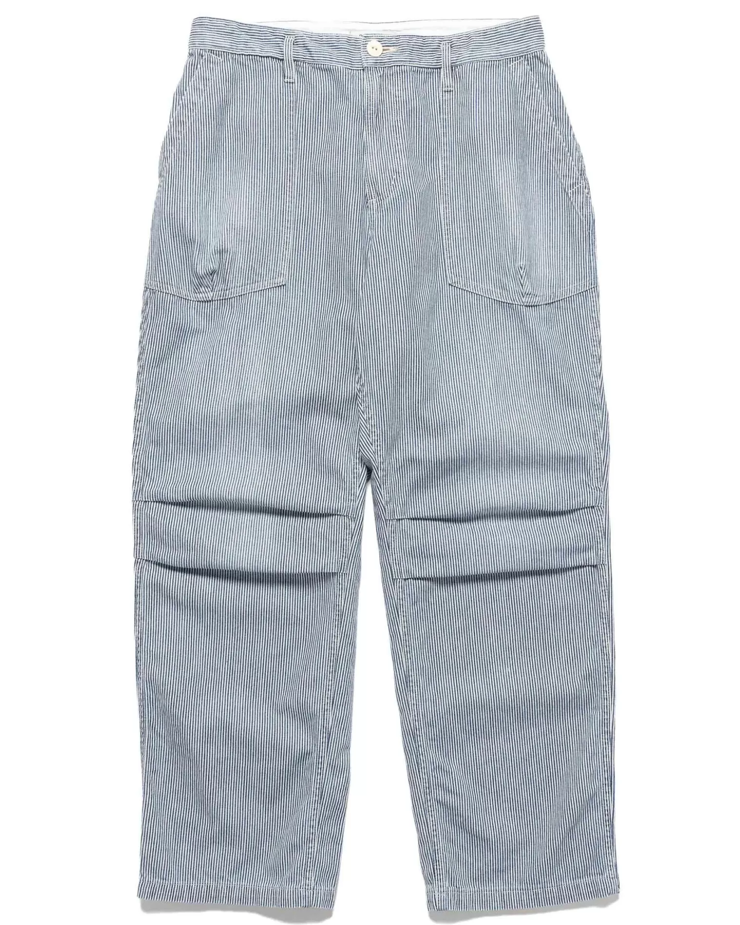 nonnative Rancher Trousers Cotton 10Oz Hickory Navy Stripe Best Sale