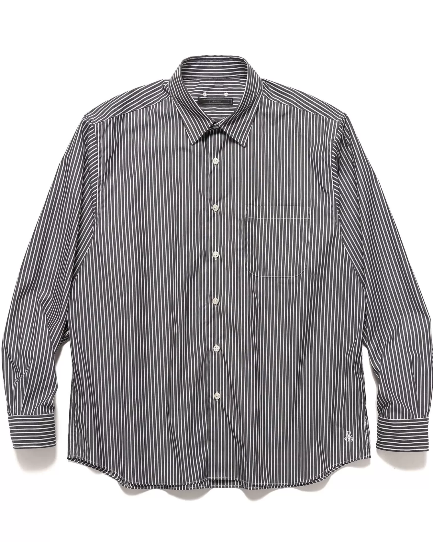 Sophnet. Regular Collar Shirt Black Store