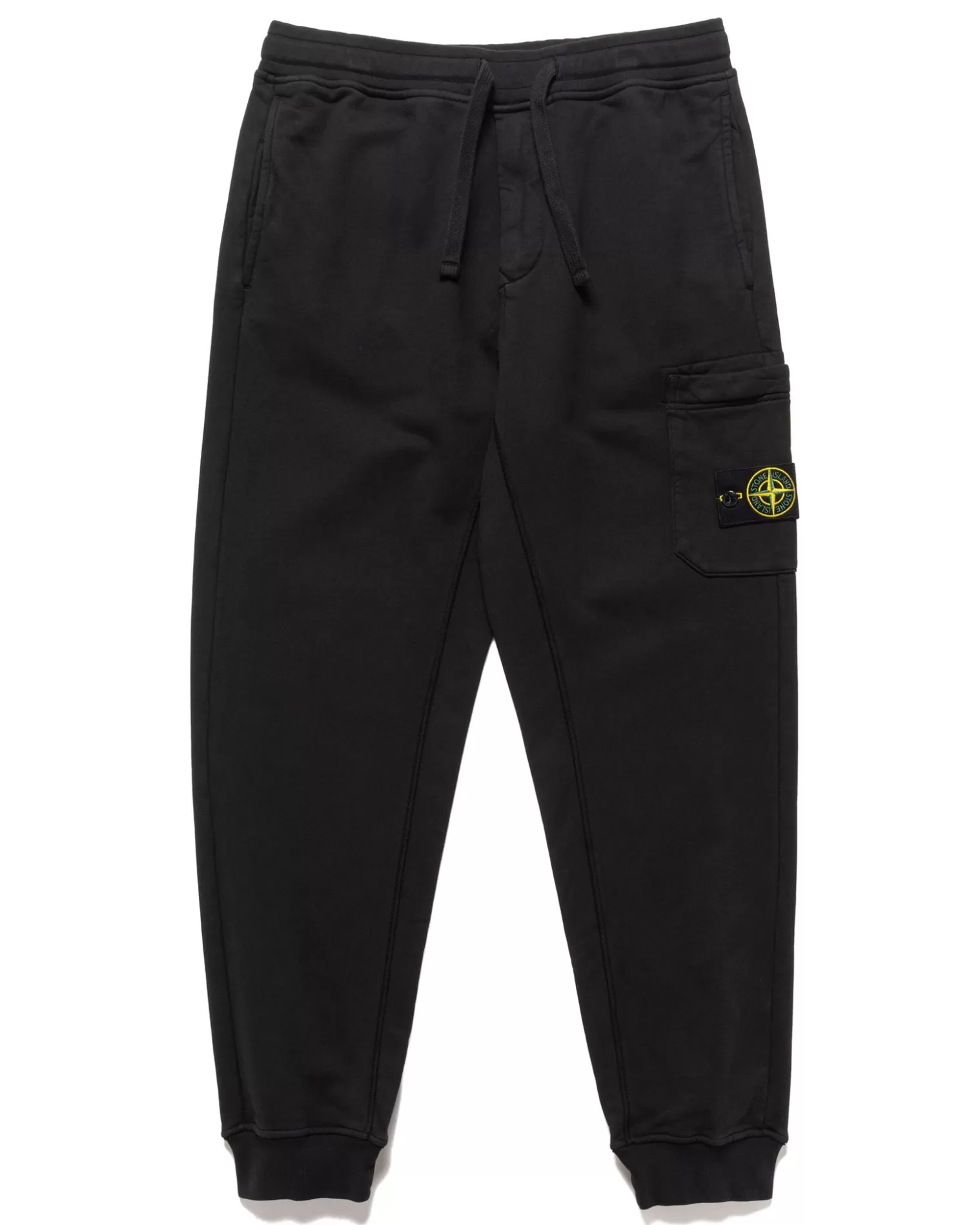 Stone Island Regular Fit Cargo Sweatpants Black Fashion