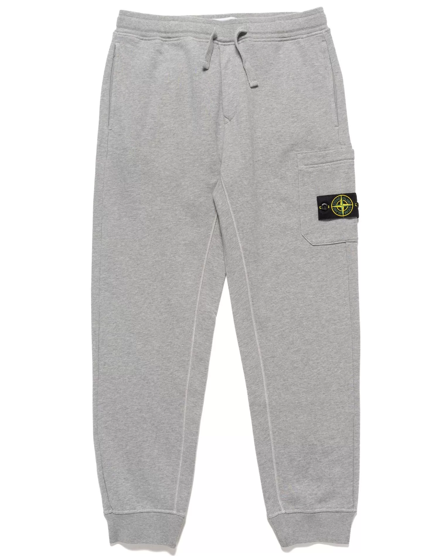 Stone Island Regular Fit Cargo Sweatpants Melange Grey Flash Sale