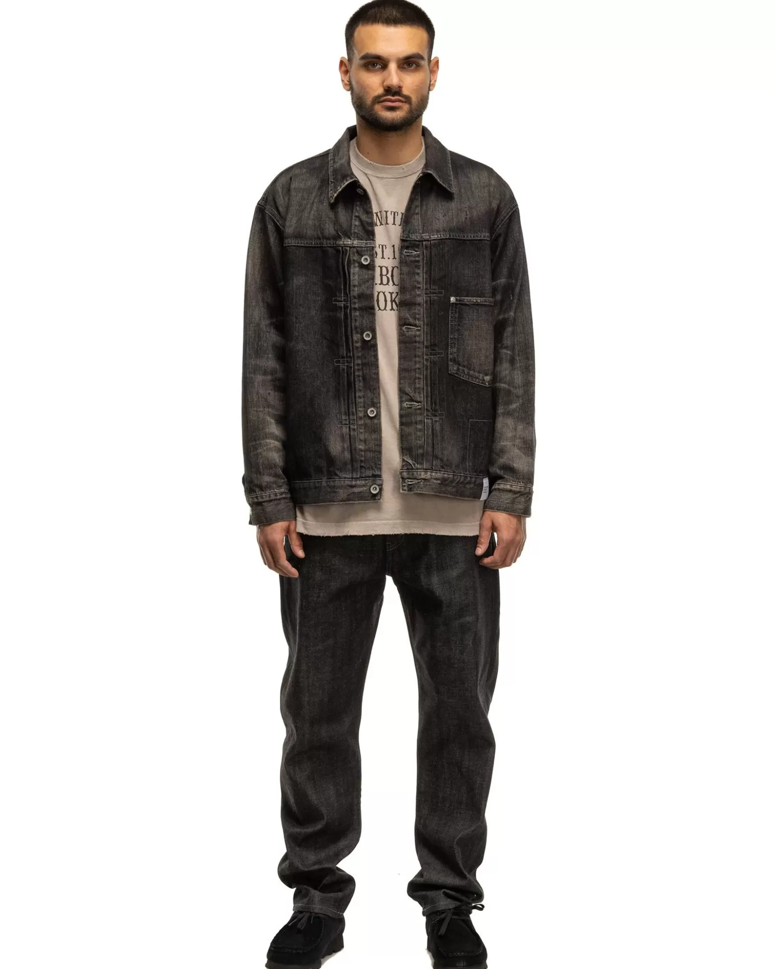 Neighborhood Rigid Denim Dp Mid Pants Black Outlet