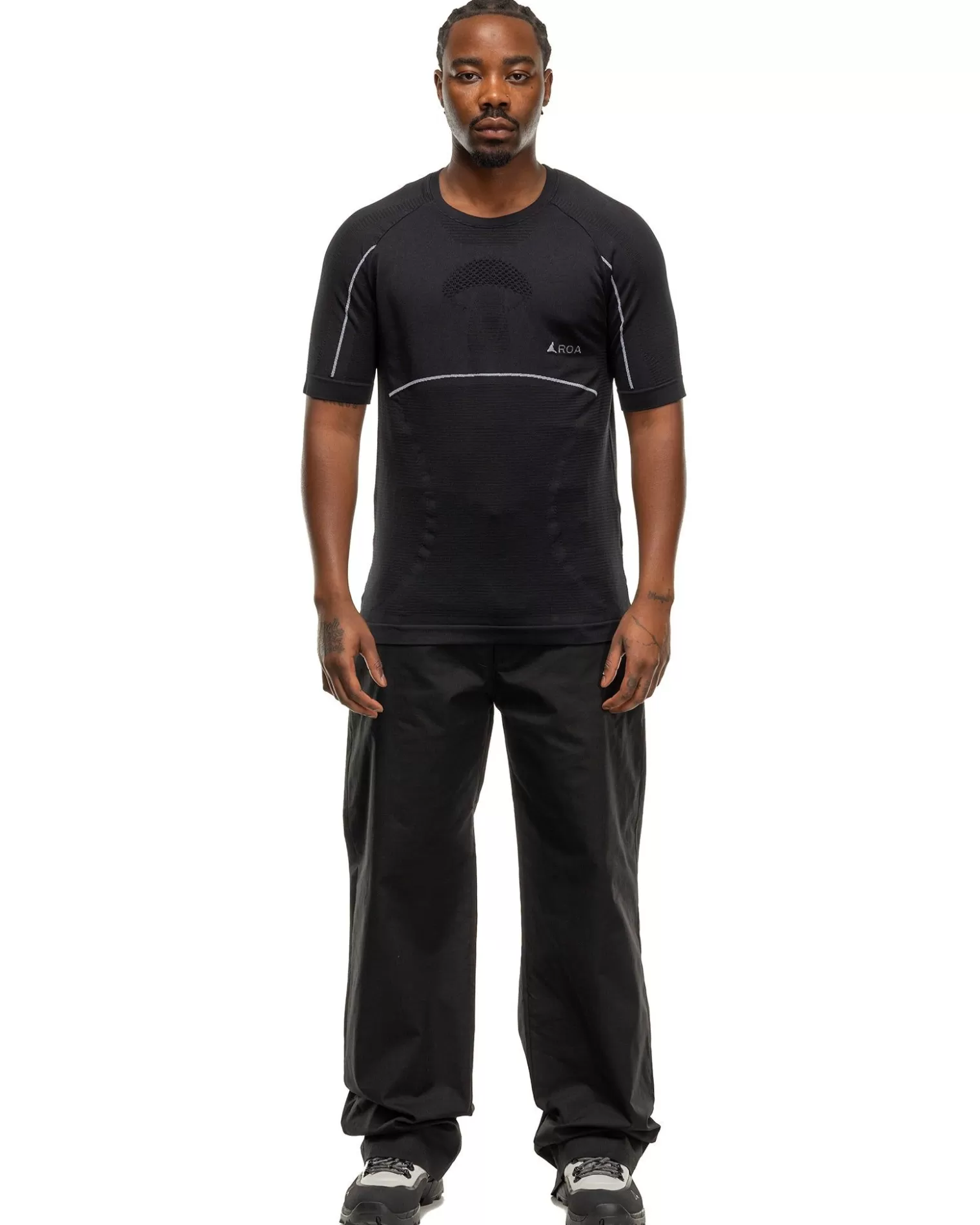 ROA Seamless Shortsleeve Black Cheap