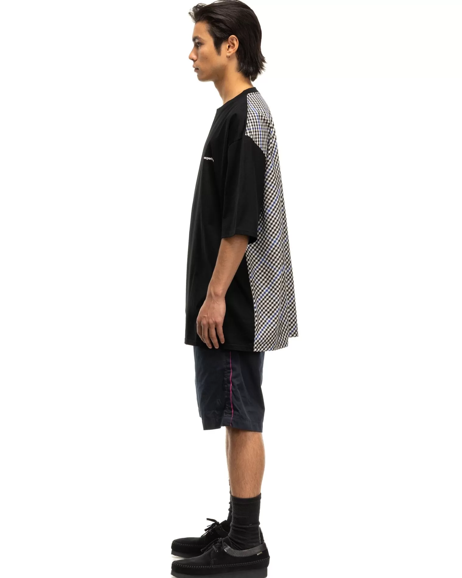 Uniform Experiment Side Color Shorts Navy Shop