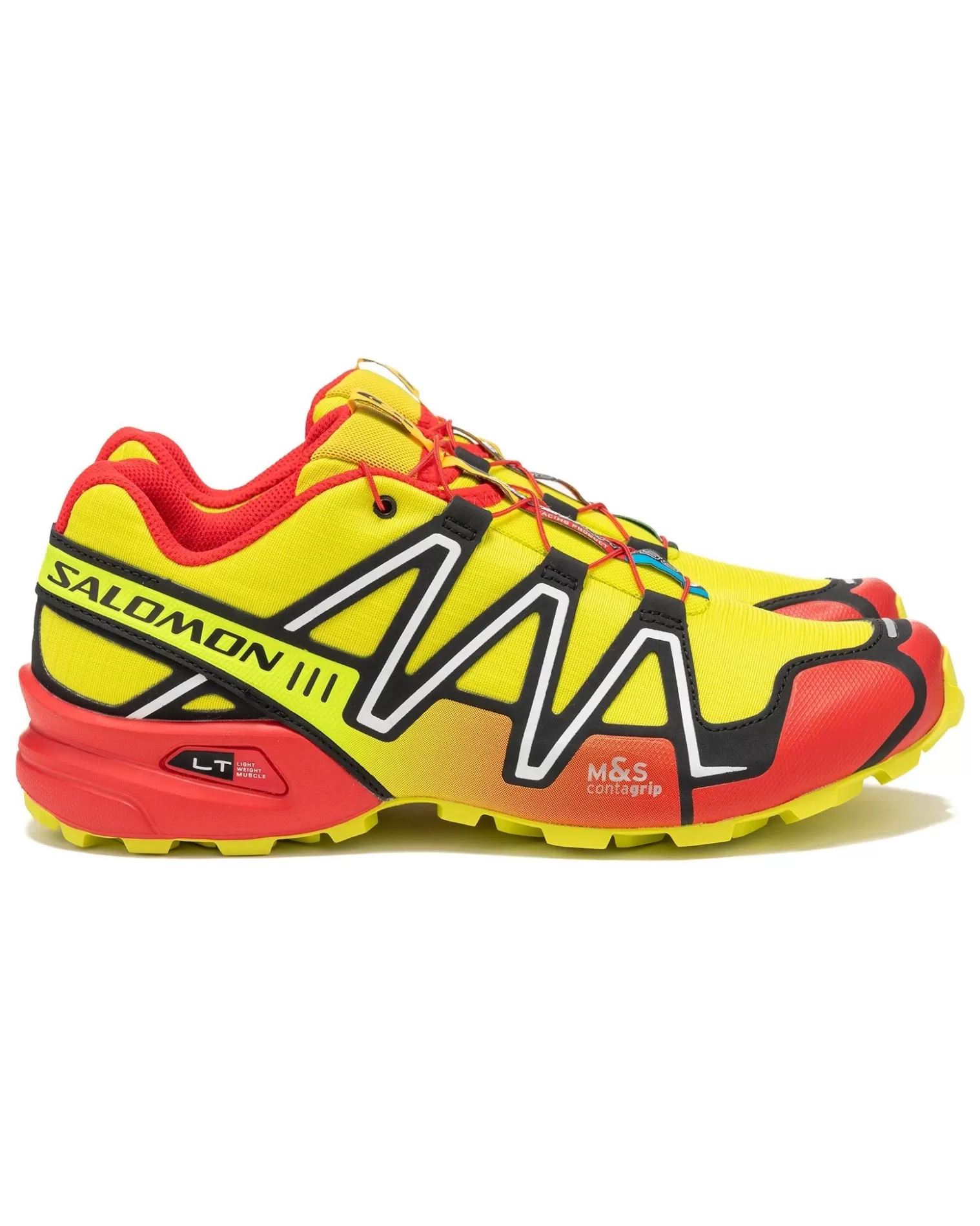 Salomon Advanced Speedcross 3 Sulphur Spring/High Risk Red Discount