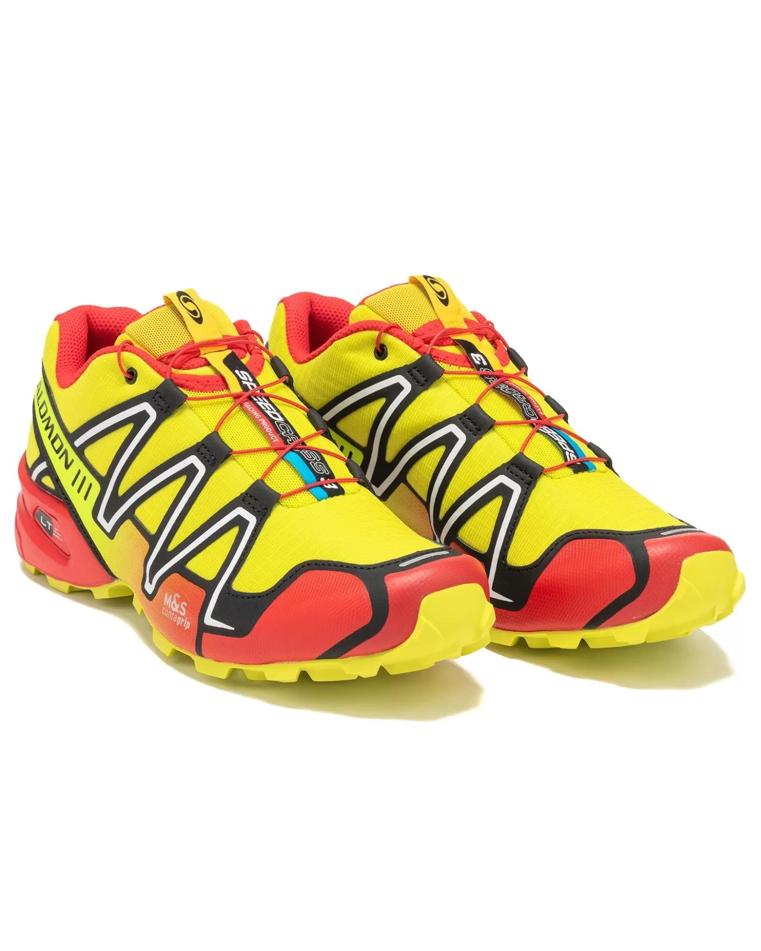 Salomon Advanced Speedcross 3 Sulphur Spring/High Risk Red Discount