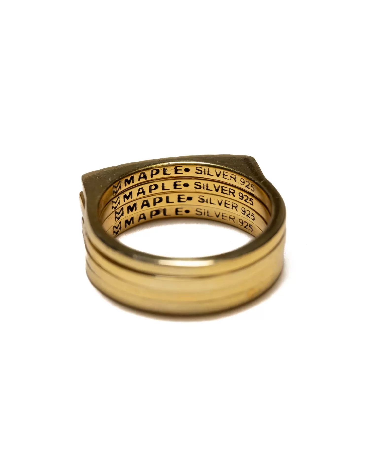 MAPLE Stackable Ring 14K Gold Plated Sale