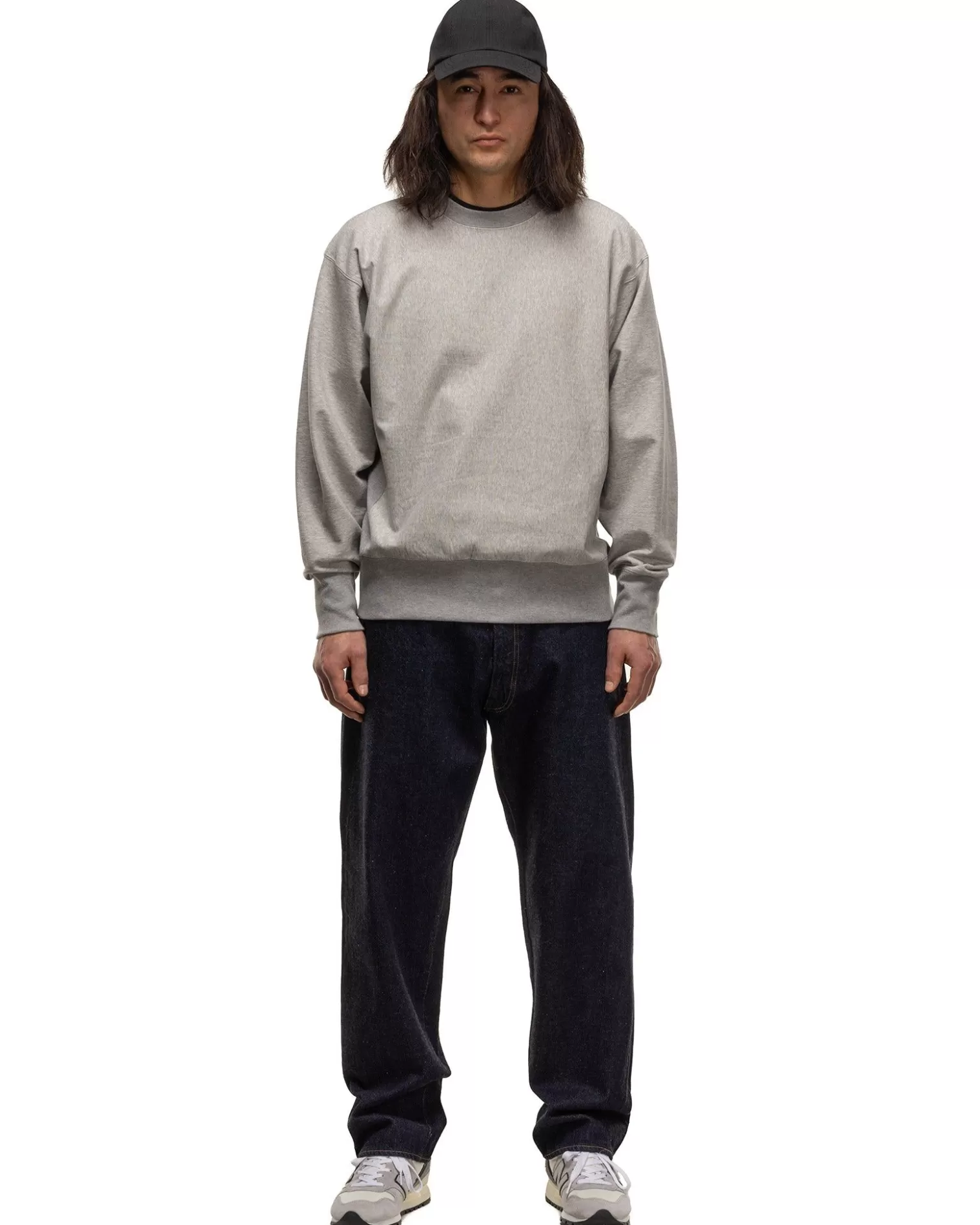 KAPTAIN SUNSHINE Stretch Crew Pullover Fether Grey Sale