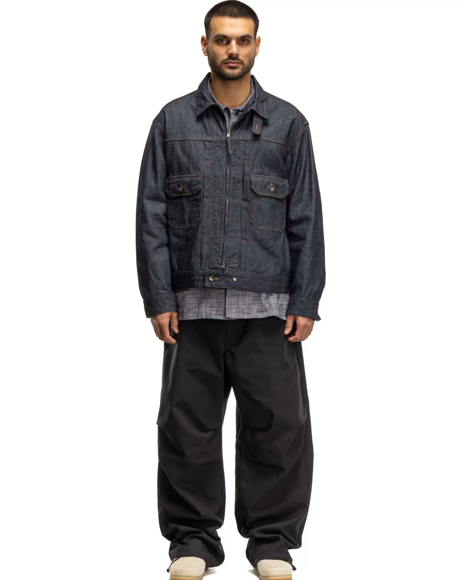 Engineered Garments Trucker Jacket 11Oz Cone Denim Indigo Clearance