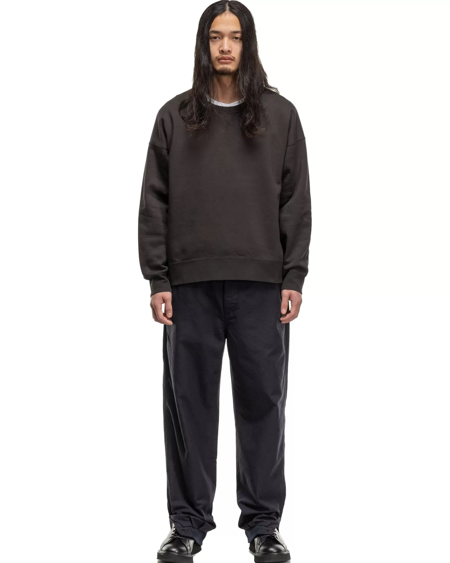 visvim Ultimate Jumbo Sb Sweat L/S Black Sale