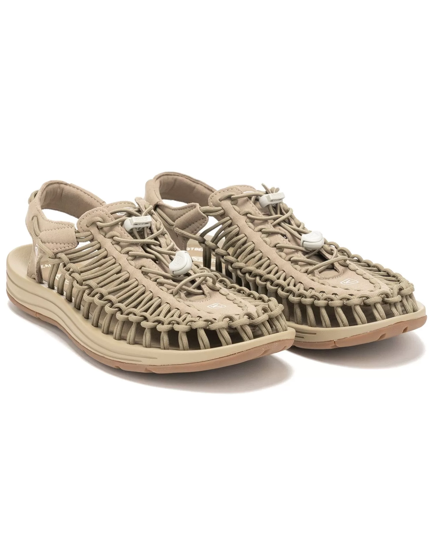 KEEN Uneek Cord Sandals Timberwolf/Plaza Taupe New