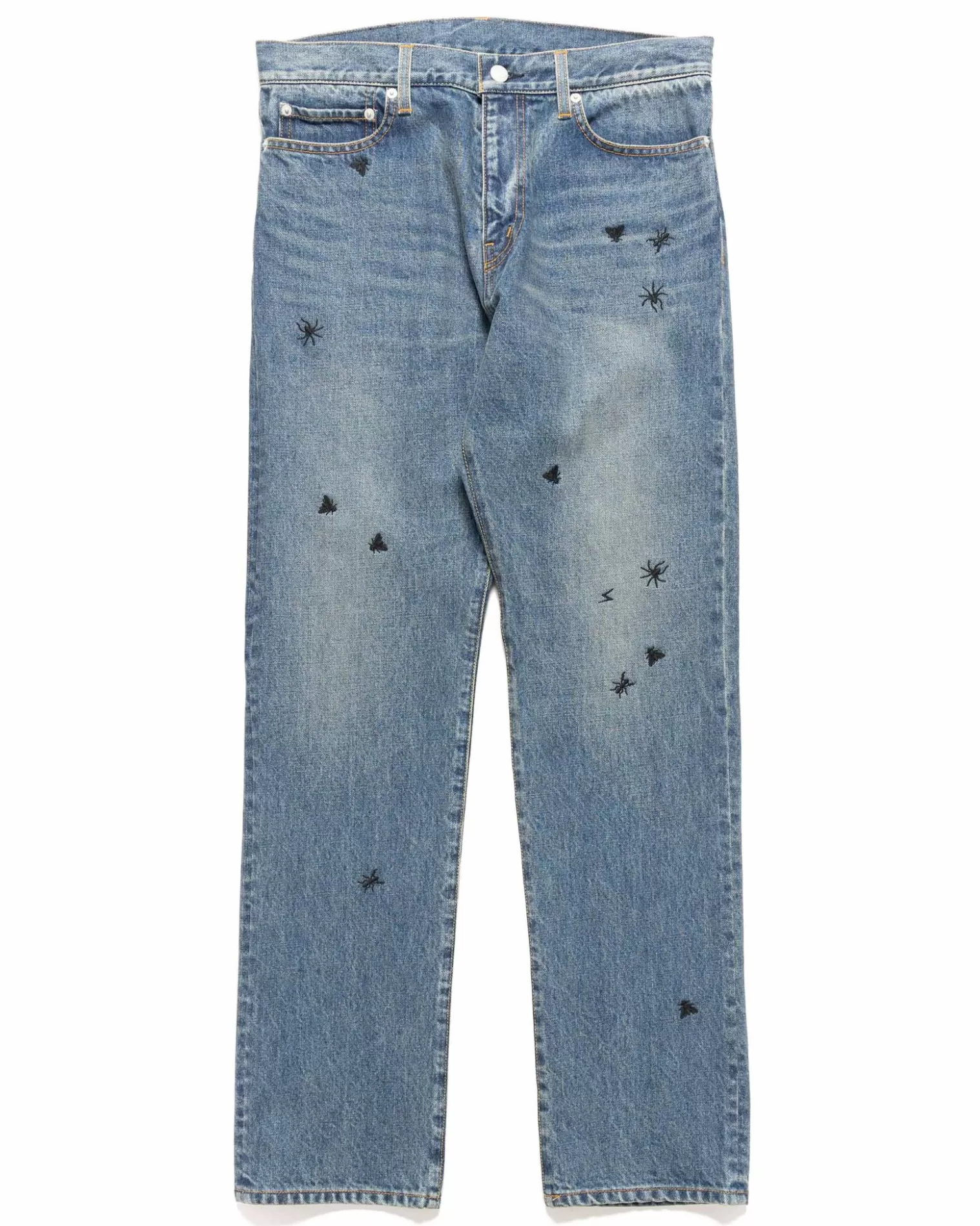 Undercover Up1D4503 Pants Light Blue Indigo Outlet