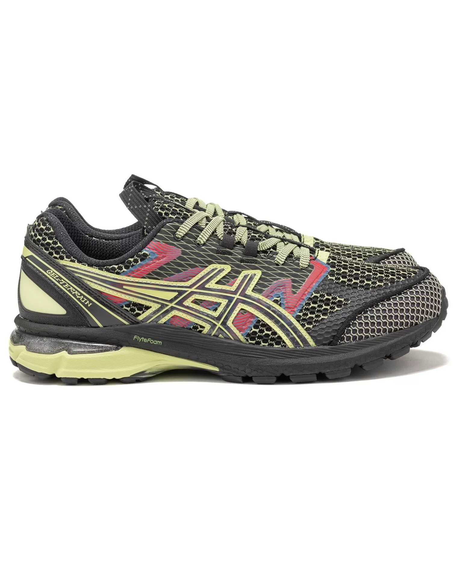 ASICS Us4-S Gel-Terrain Black/Neon Lime Store