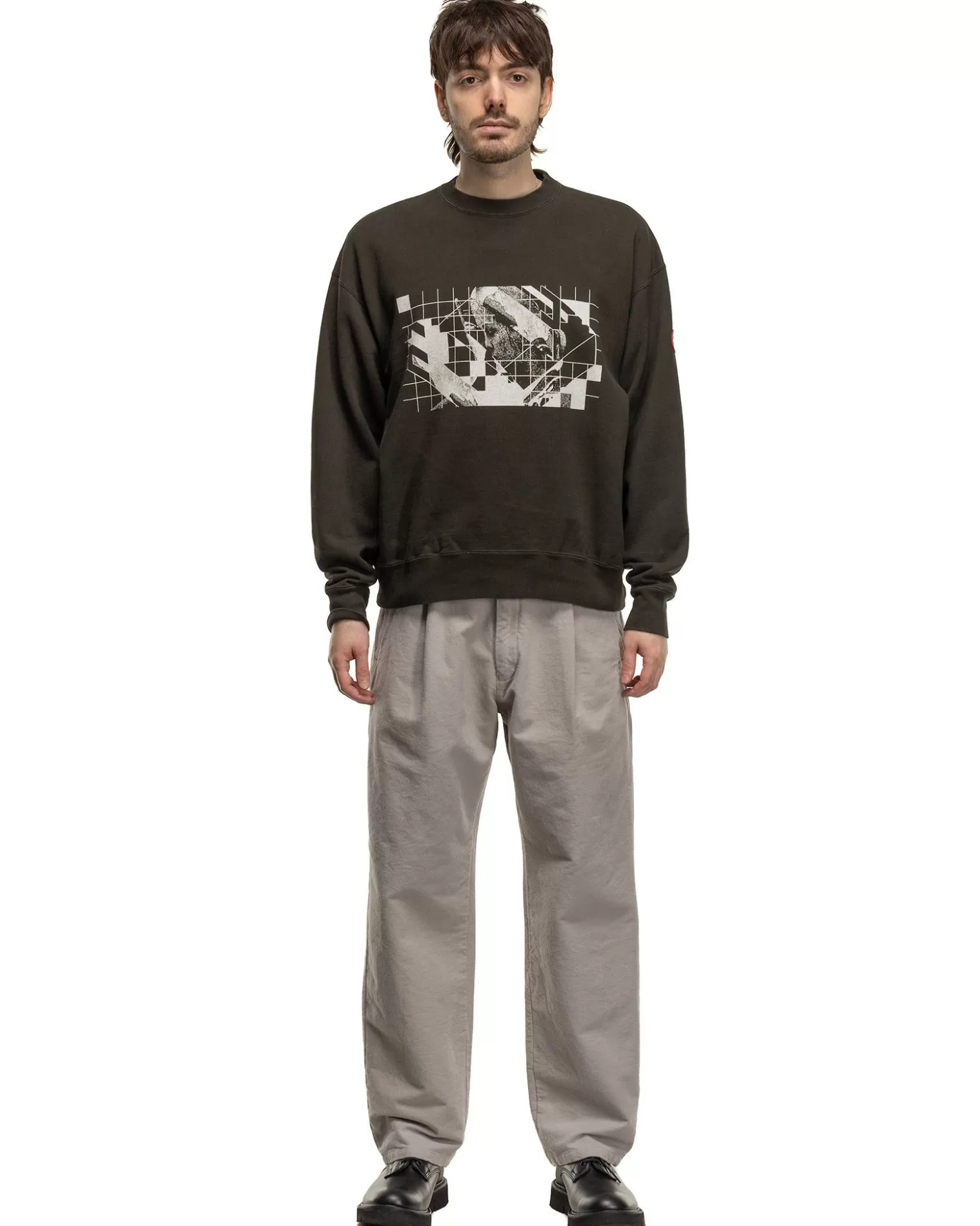 CAV EMPT Washed Dimensions Crew Neck Black Cheap