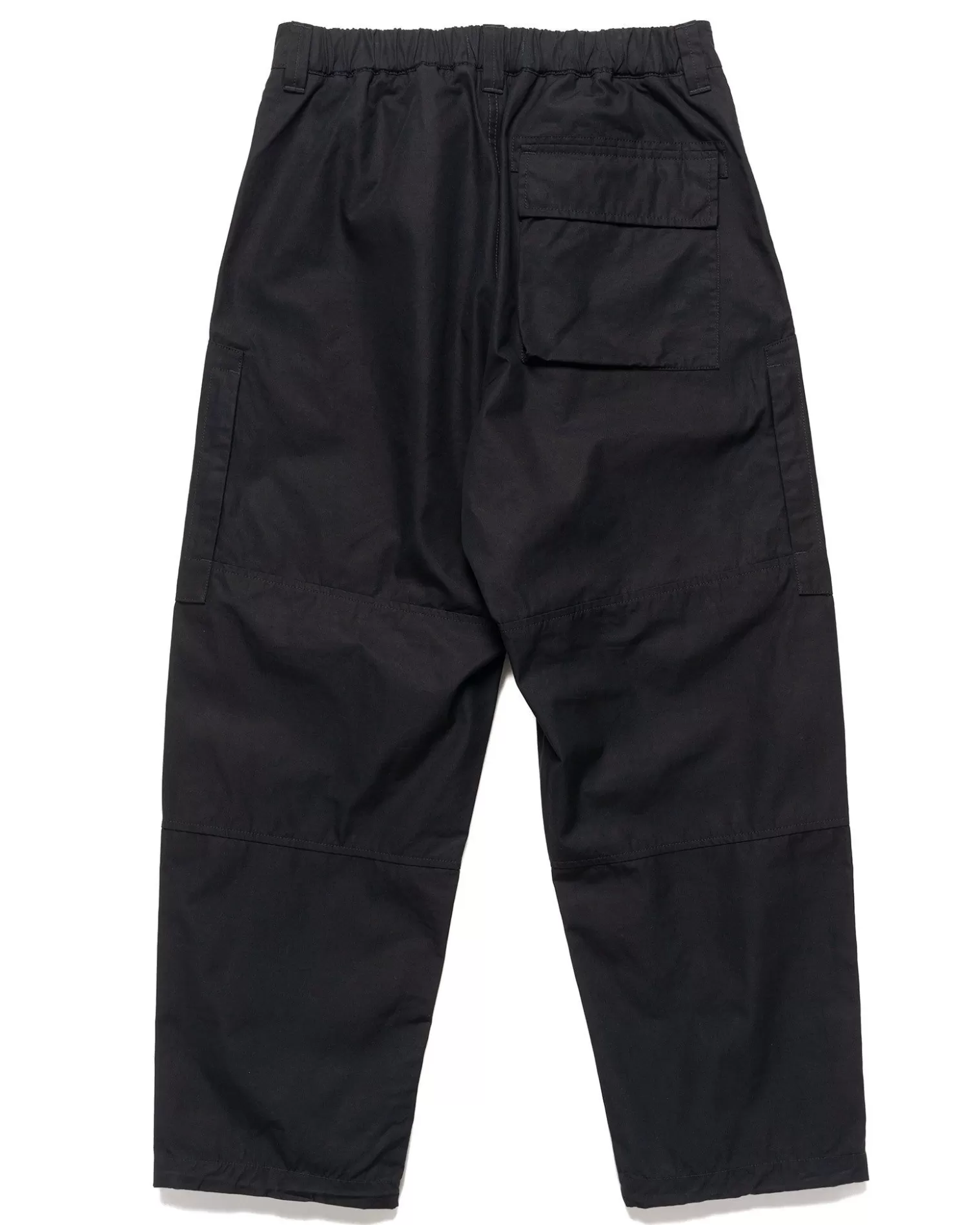 Stone Island Weatherproof Cotton Canvas Ghost Piece Loose Fit Cargo Pants Black Clearance