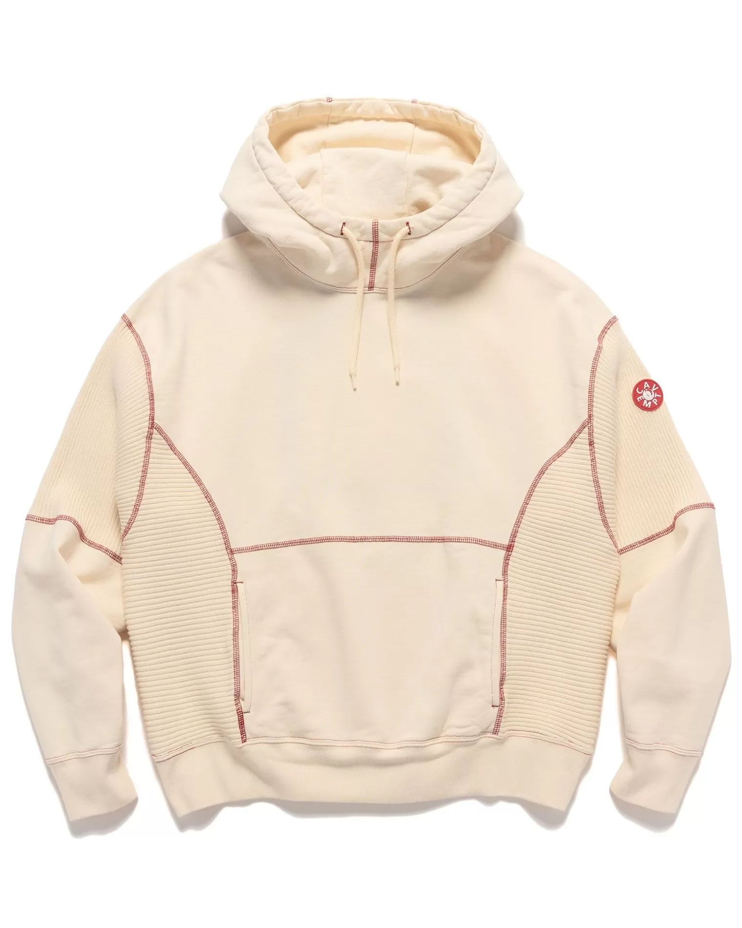 CAV EMPT Wide Rib Cut Heavy Hoody Beige Online