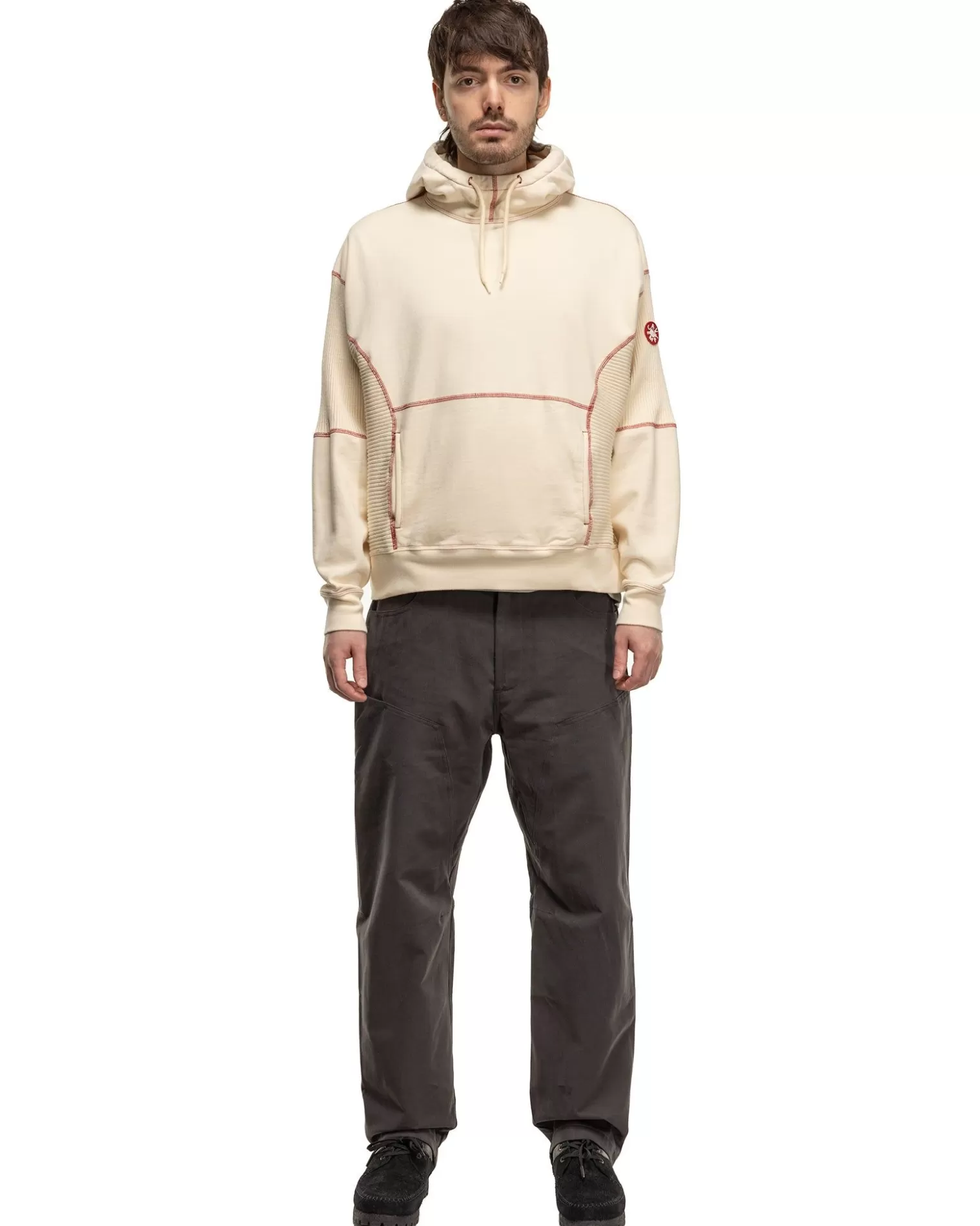 CAV EMPT Wide Rib Cut Heavy Hoody Beige Online