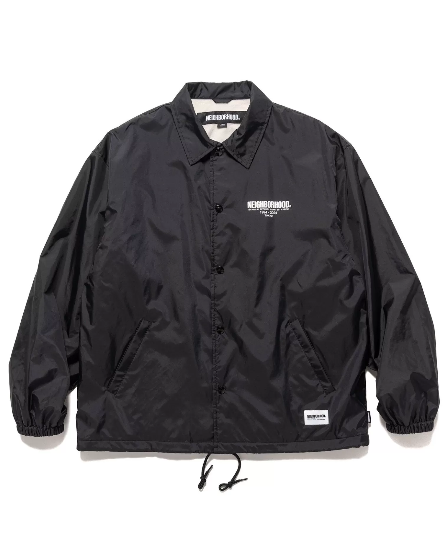 Neighborhood Windbreaker Jacket-1 Black Clearance