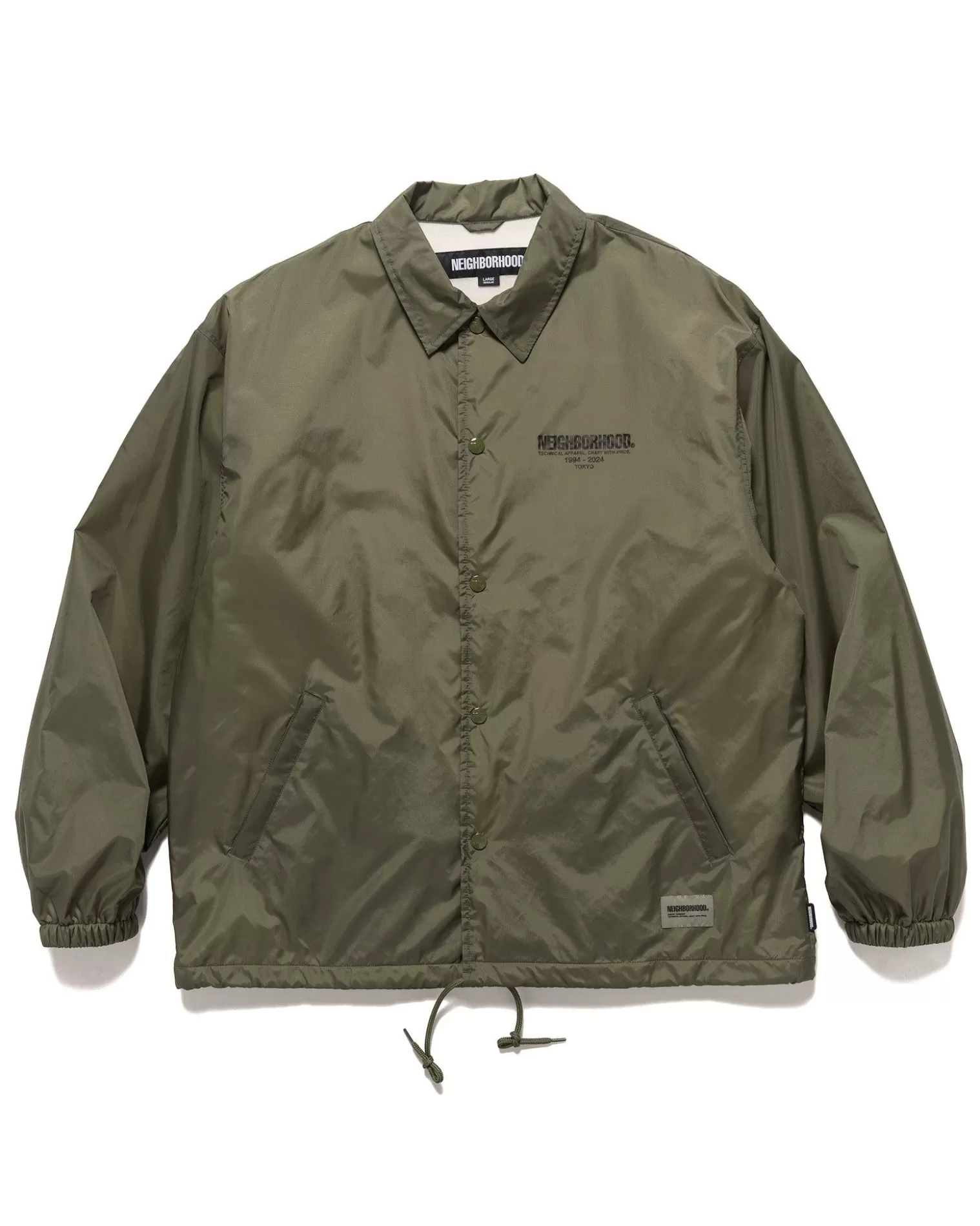 Neighborhood Windbreaker Jacket-1 Olive Drab Clearance