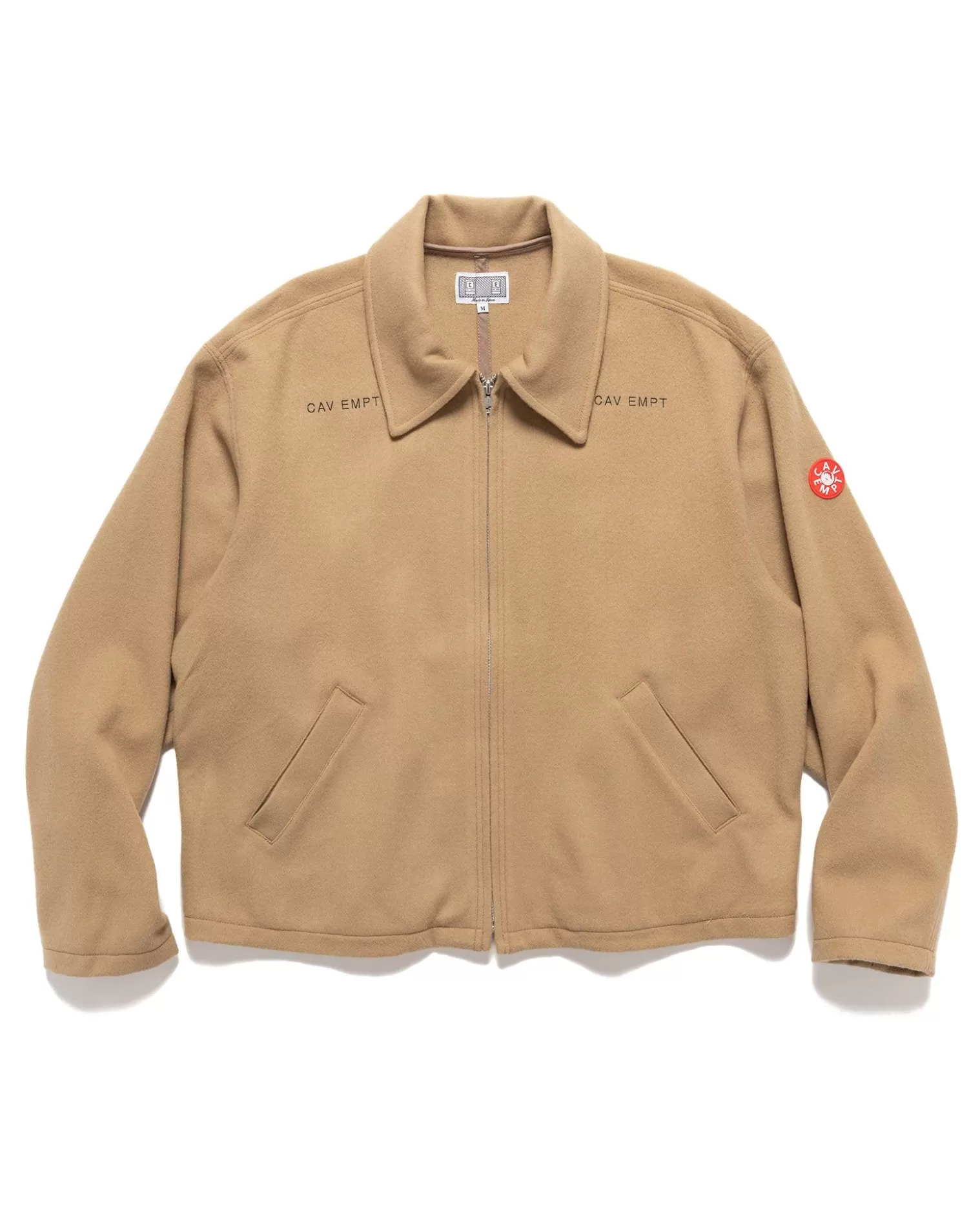 CAV EMPT Wool Short Zip Jacket Beige Store