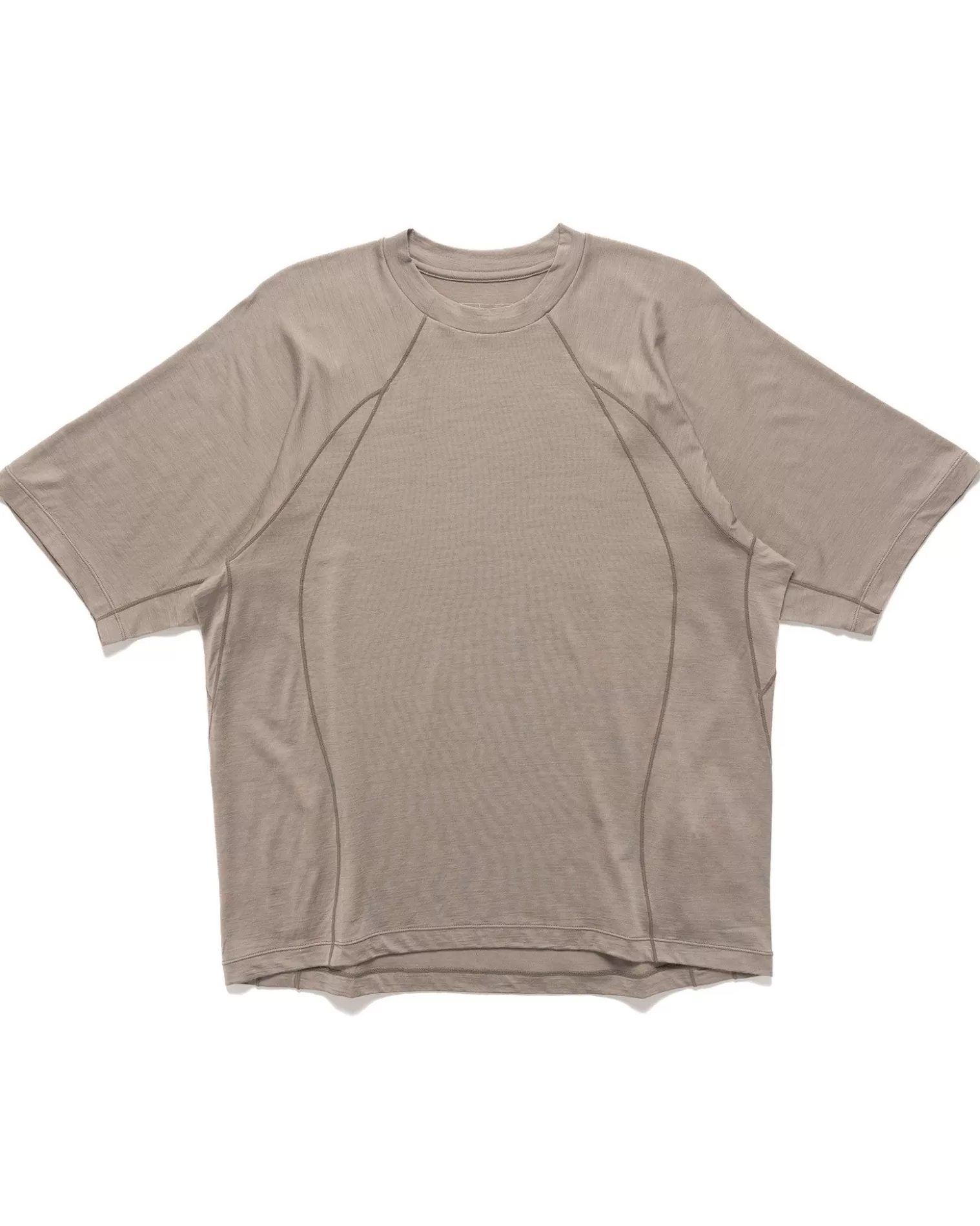 Goldwin 0 Wool T-Shirt Grey Beige Fashion