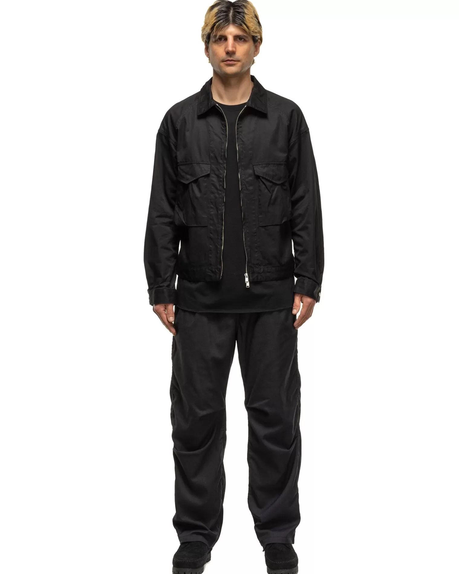 nonnative Worker Easy Pants P/C/Li Oxford Black Fashion