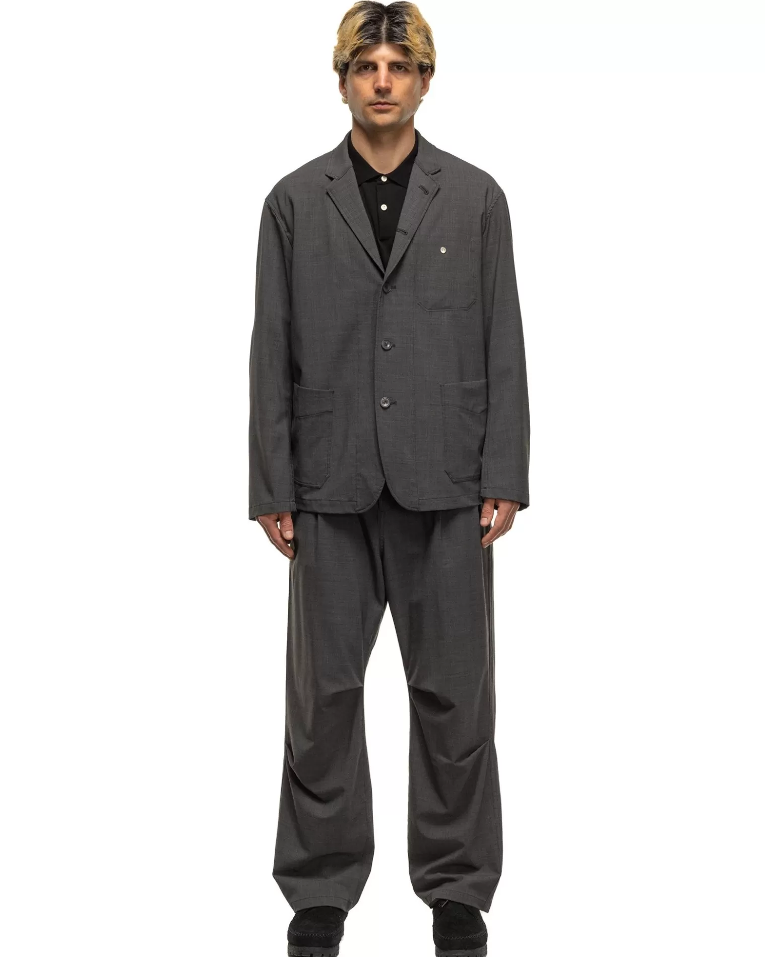 nonnative Worker Easy Pants P/W/Pu Tropical Cloth Charcoal Hot