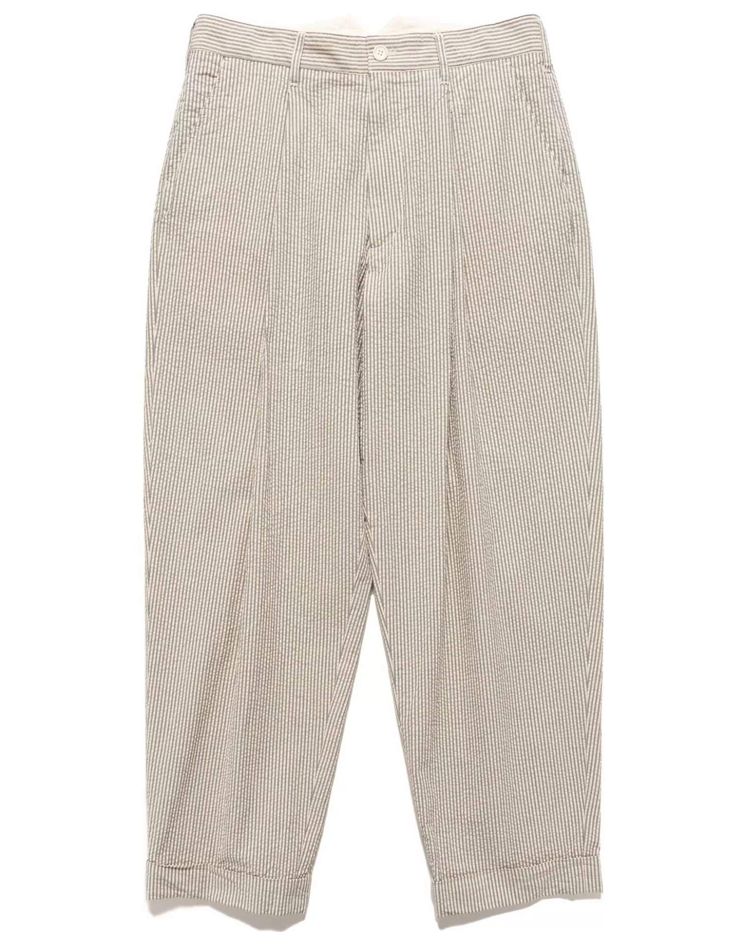 Engineered Garments Wp Pant Cotton Seersucker Natural Fashion