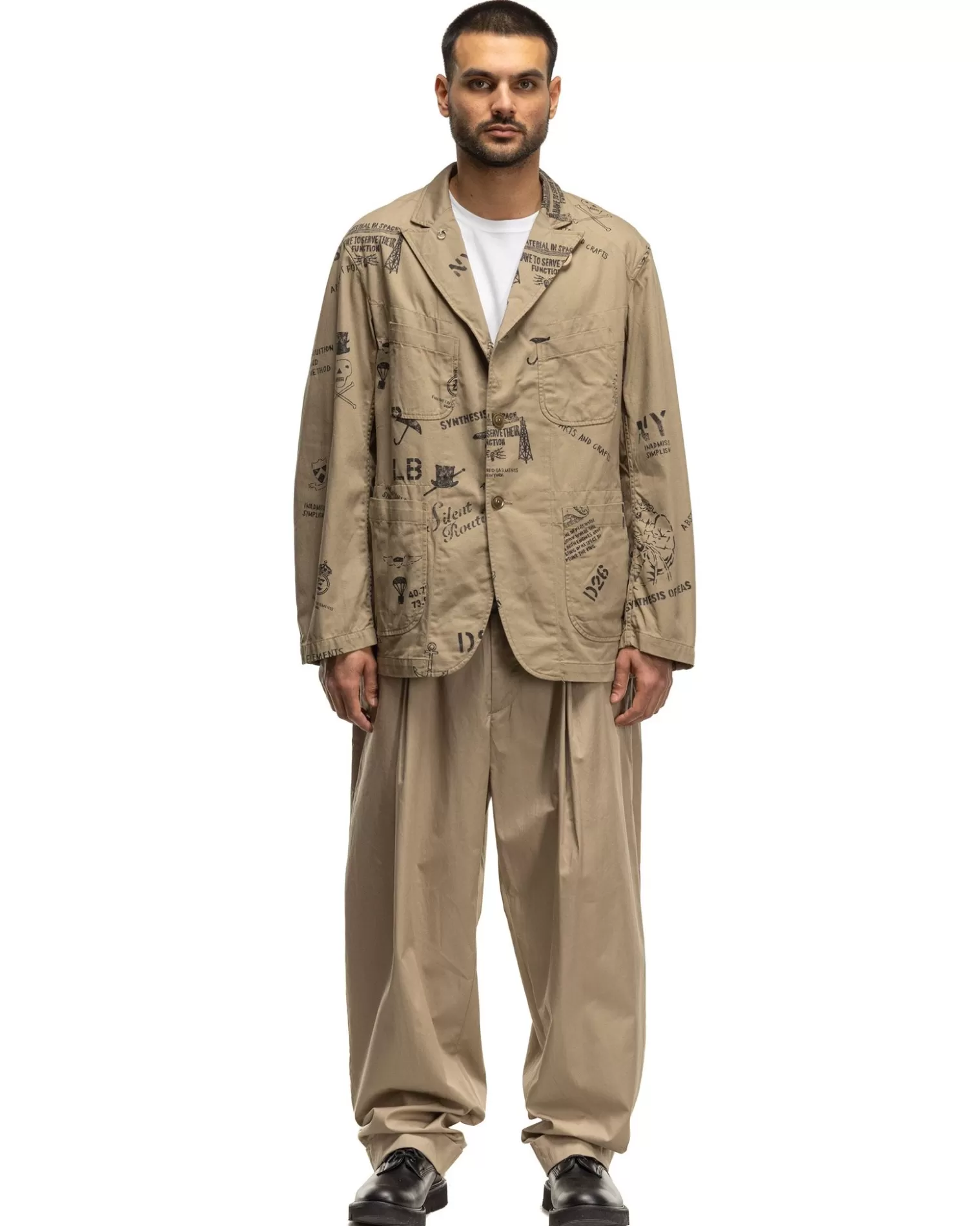 Engineered Garments Wp Pant Highcount Twill Khaki Hot