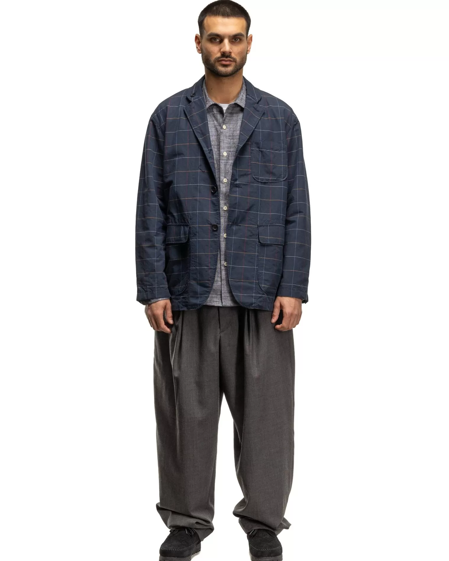 Engineered Garments Wp Pant Tropical Wool Charcoal Shop