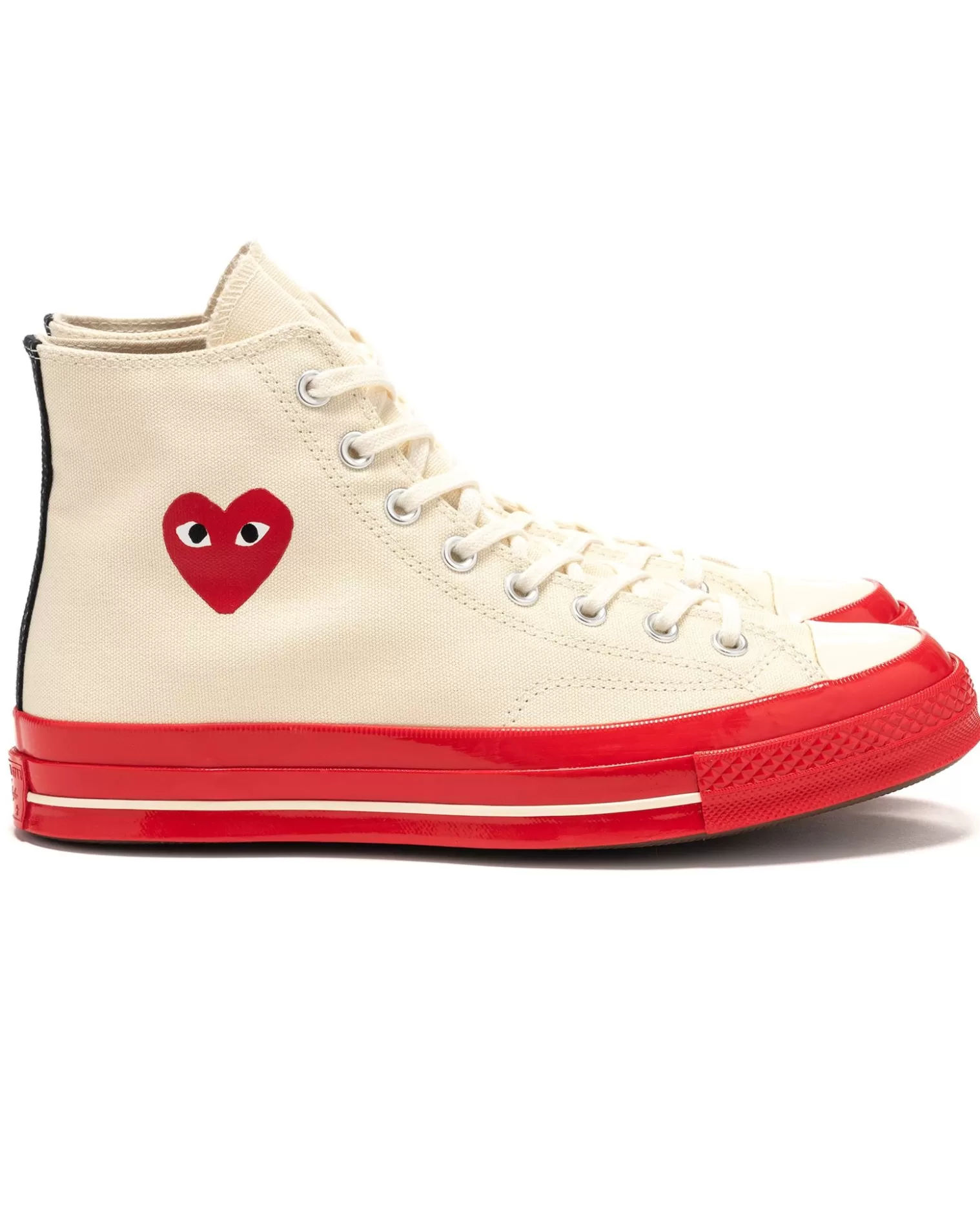 Comme Des Garcons PLAY X Converse Chuck 70 Hi Red Sole Prestine Shop