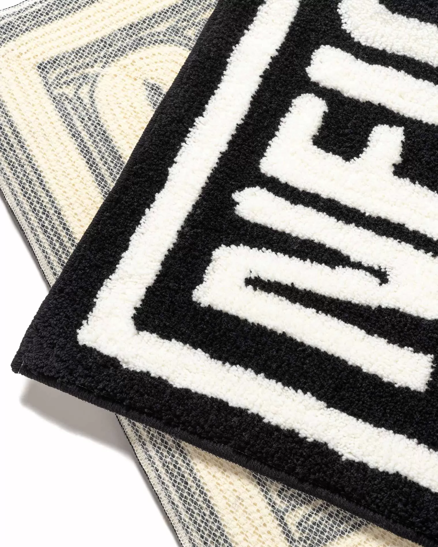 Neighborhood X Gallery 1950. Square Rug Mat Black Sale