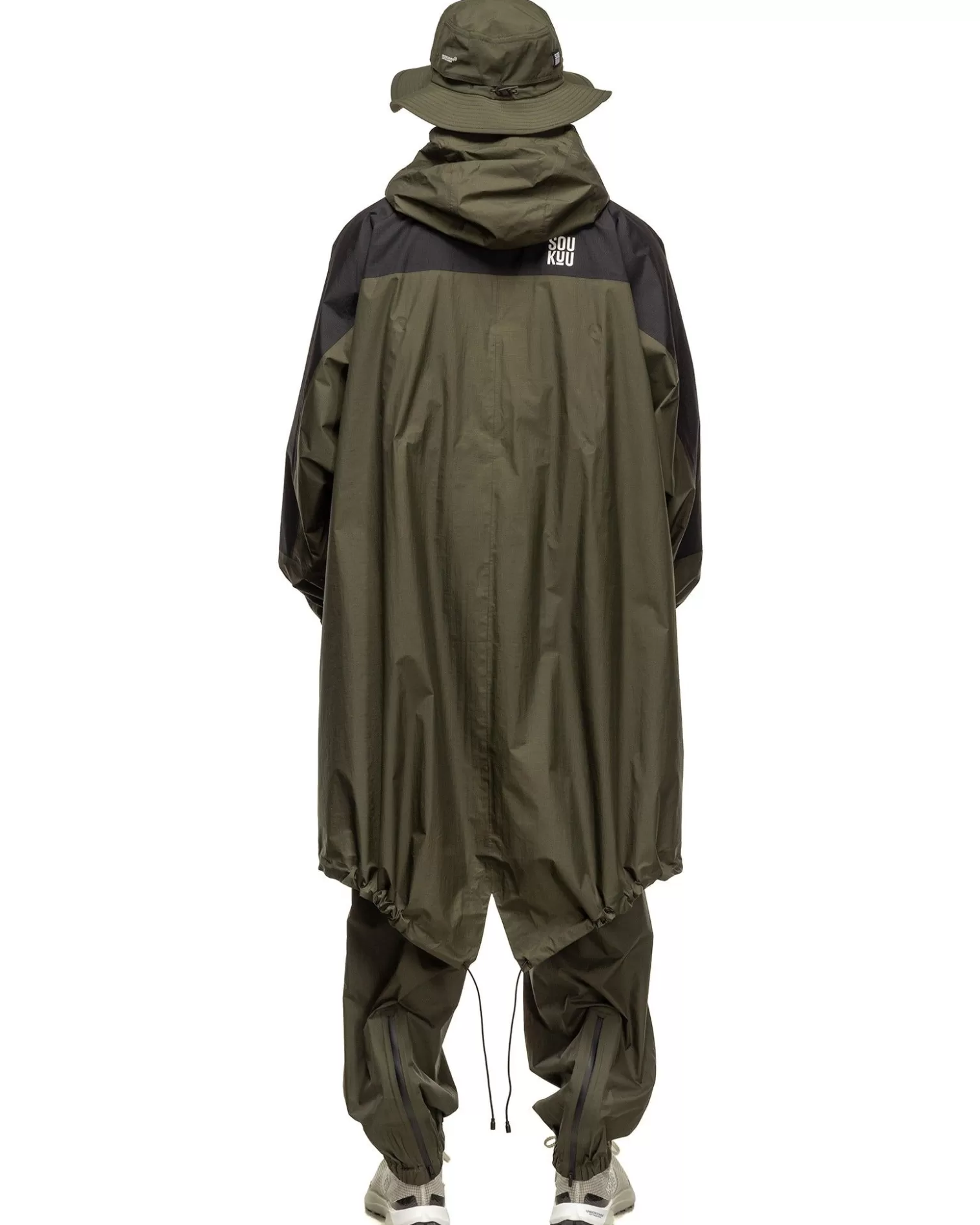 The North Face X Undercover Soukuu Hike Packable Fishtail Shell Parka Forest Night Green Sale