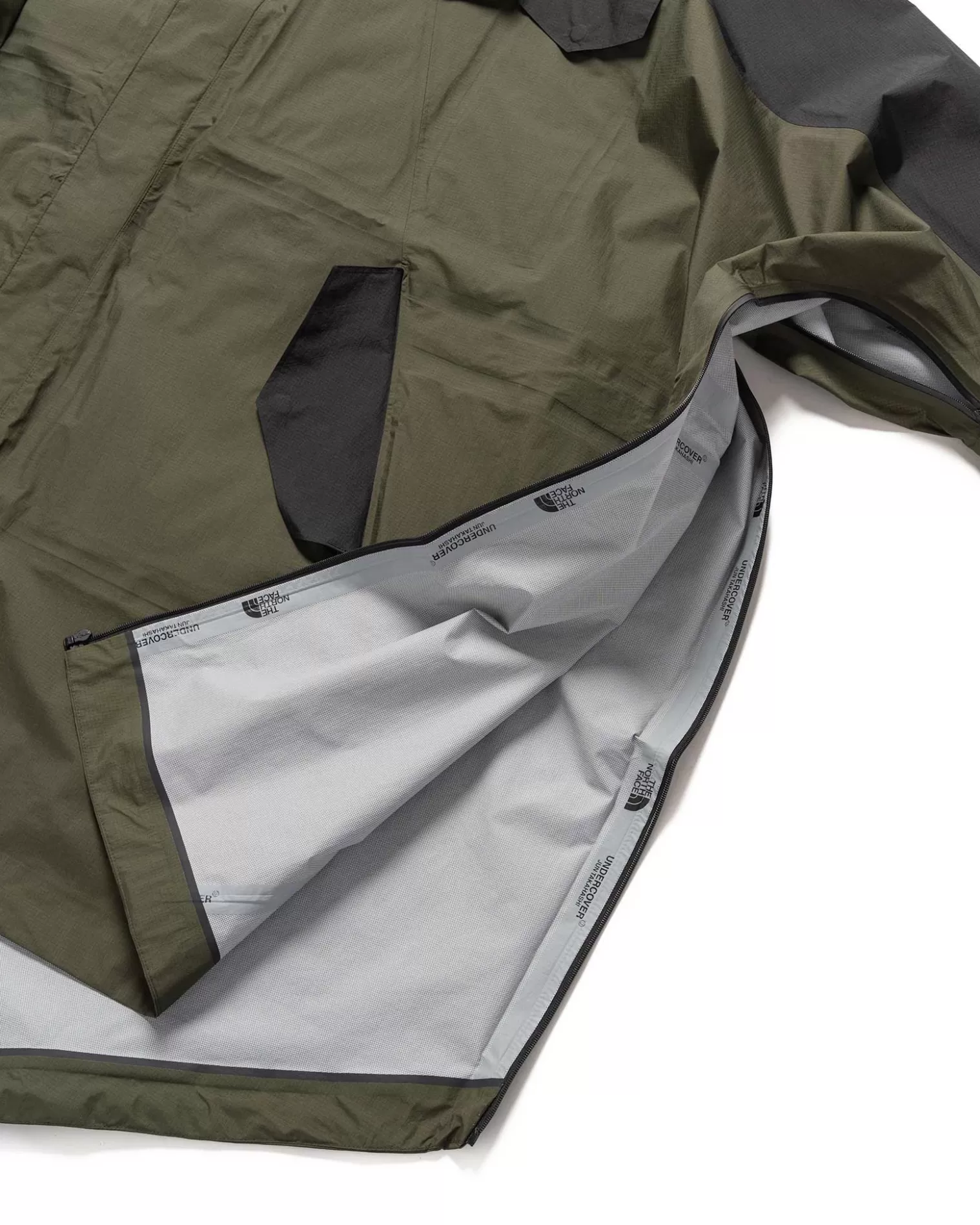 The North Face X Undercover Soukuu Hike Packable Fishtail Shell Parka Forest Night Green Sale