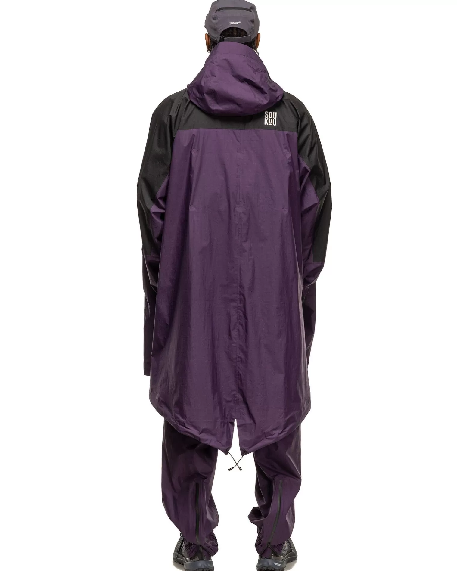 The North Face X Undercover Soukuu Hike Packable Fishtail Shell Parka Purple Pennant Discount