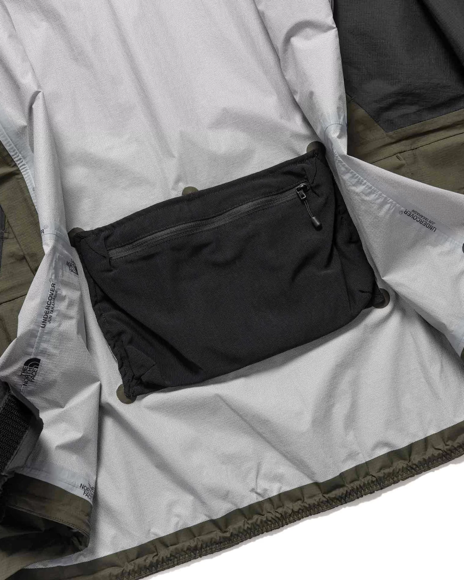 The North Face X Undercover Soukuu Hike Packable Mountain Light Shell Jacket Forest Green New