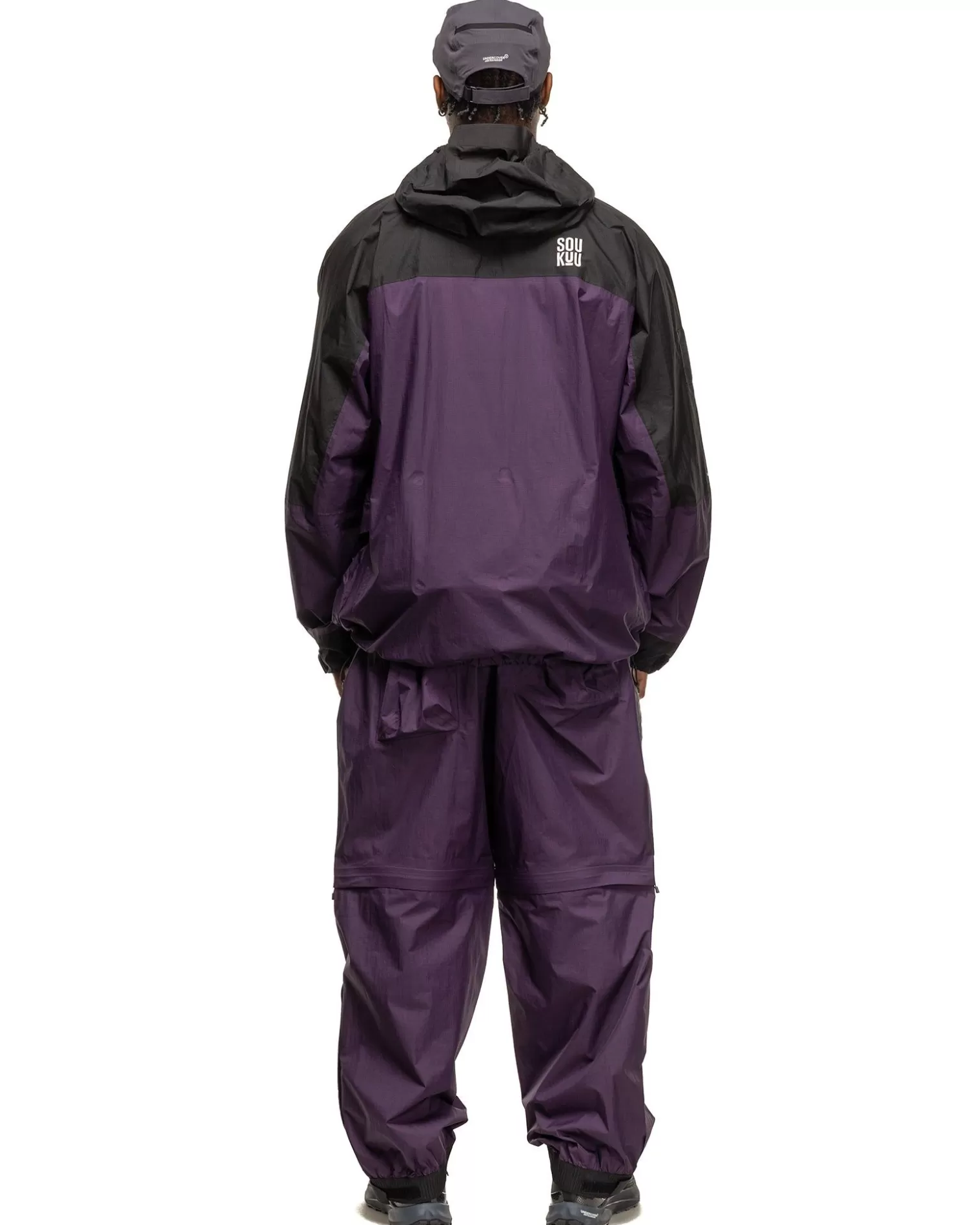 The North Face X Undercover Soukuu Hike Packable Mountain Light Shell Jacket Purple Pennant Best Sale