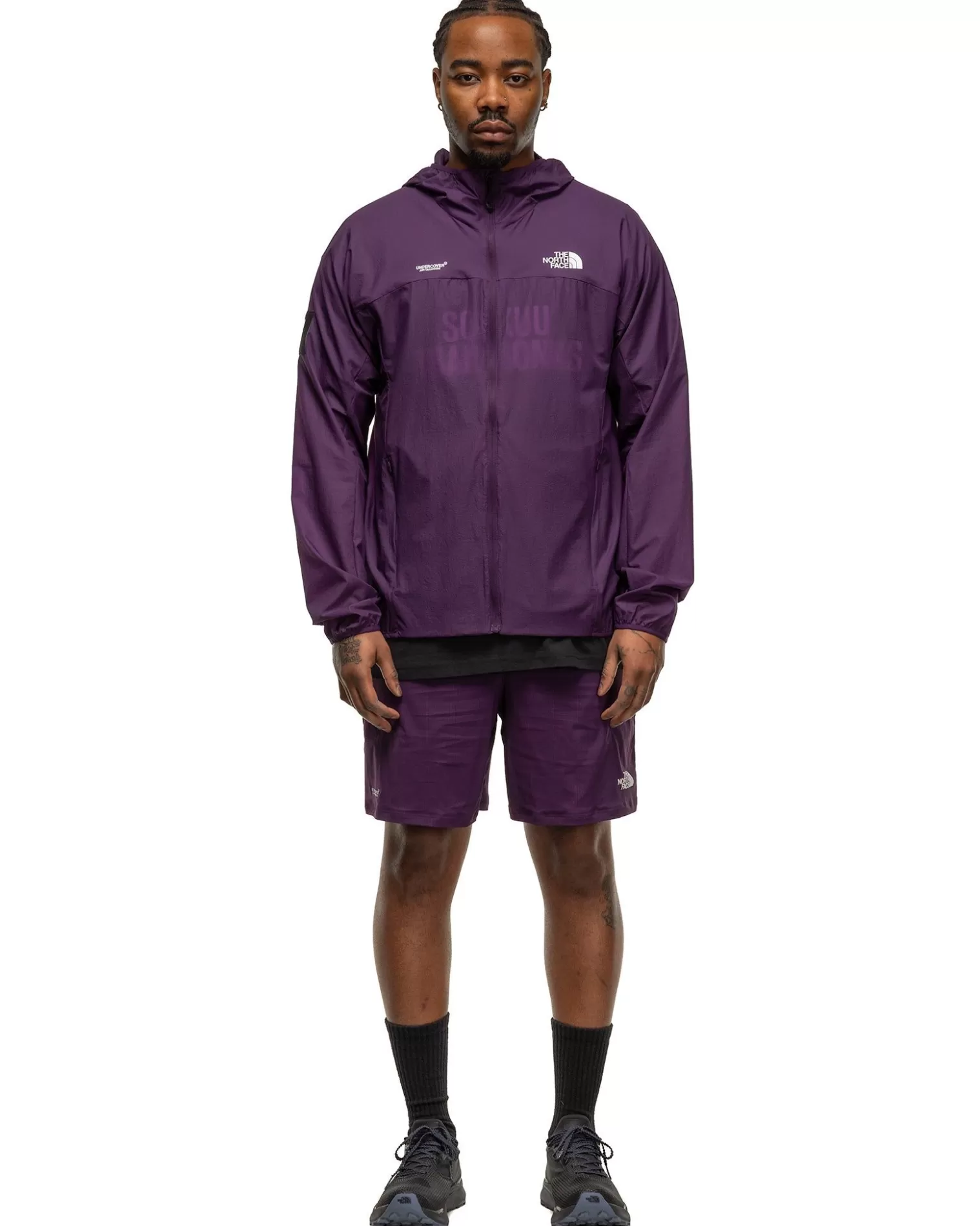 The North Face X Undercover Soukuu Trail Run Packable Wind Jacket Purple Pennant Store