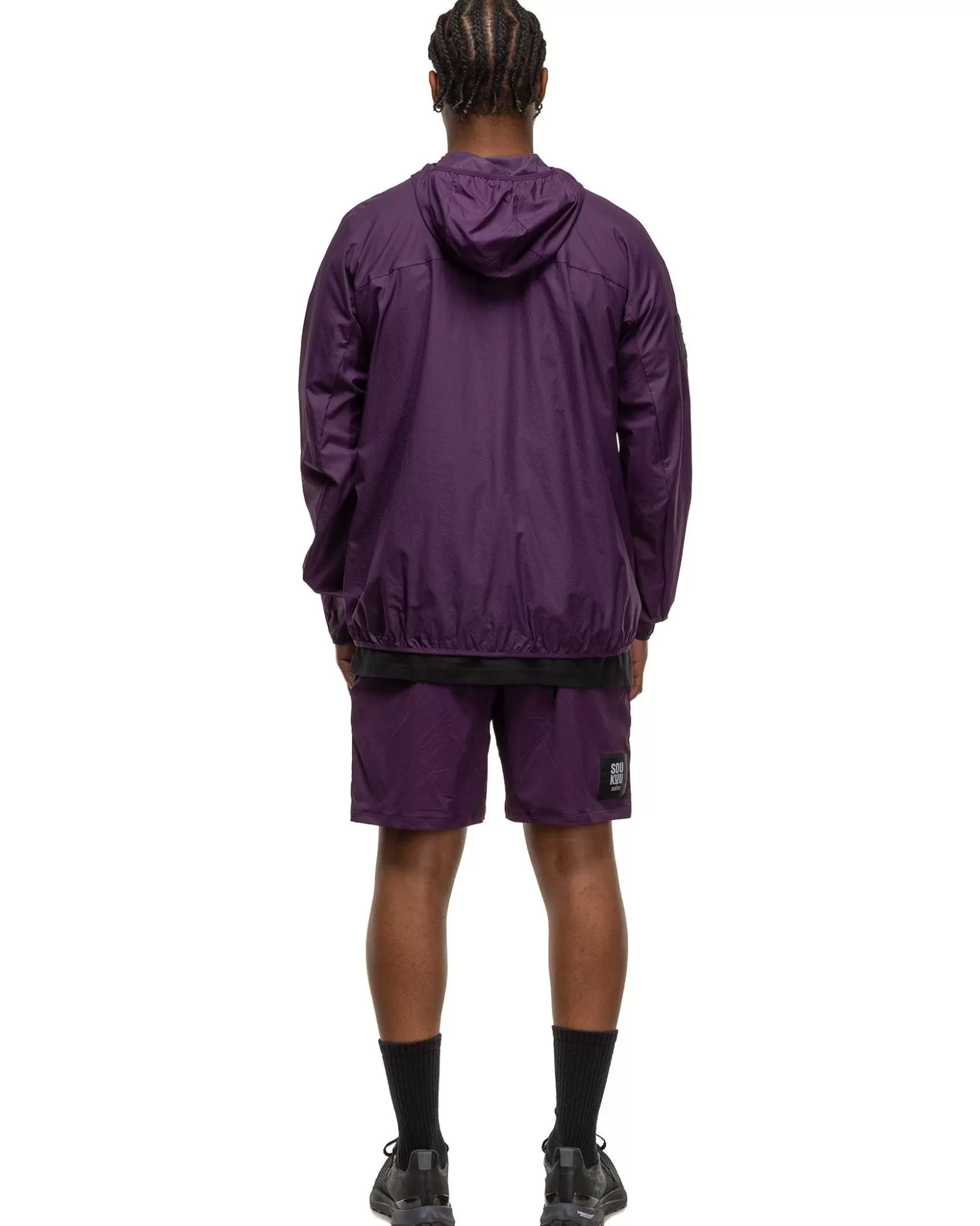 The North Face X Undercover Soukuu Trail Run Utility 2-In-1 Shorts Purple Pennant Clearance